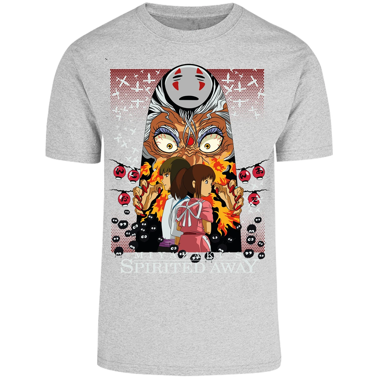 Playera Ghibli Spirited Away Anime para Adulto 18