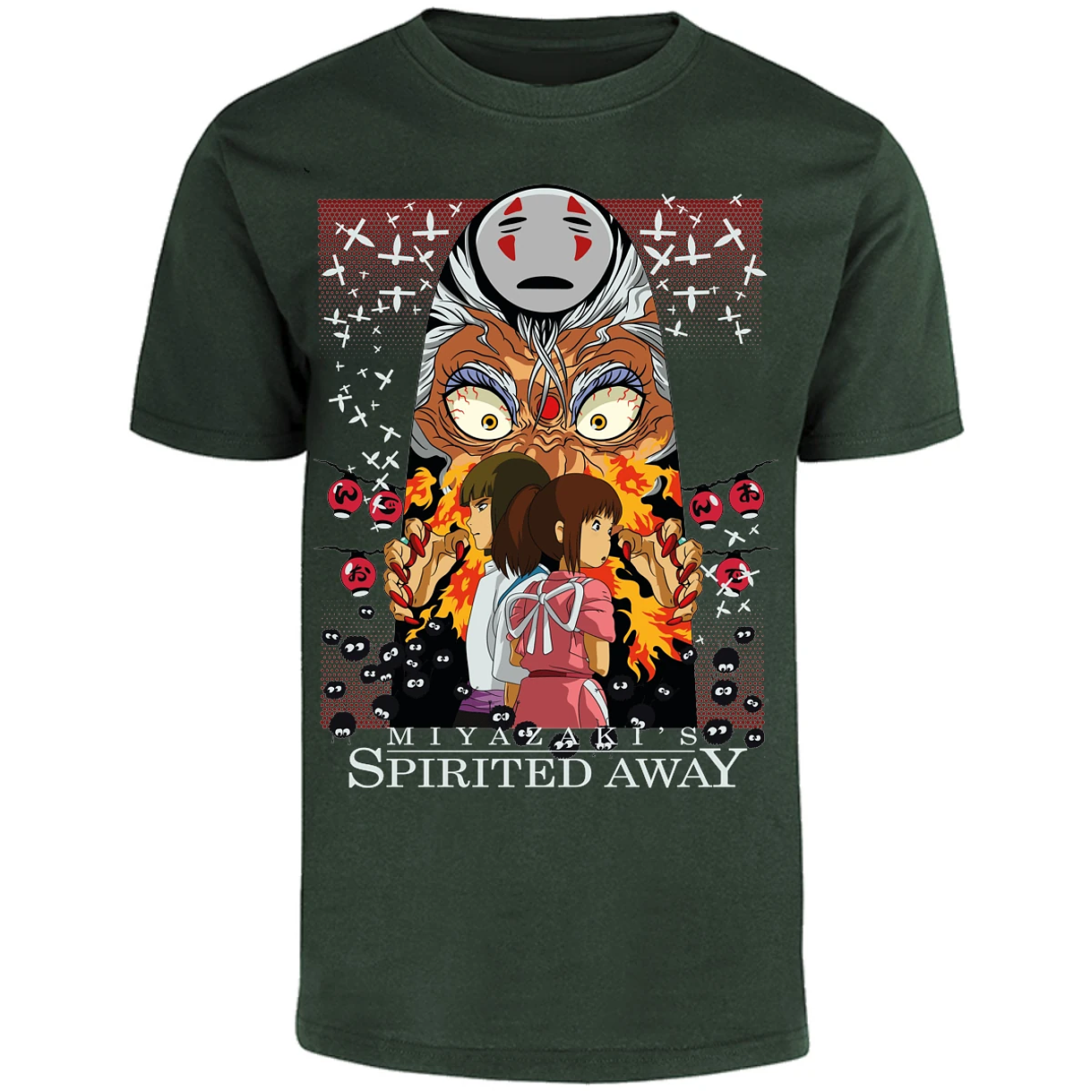Playera Ghibli Spirited Away Anime para Adulto 24