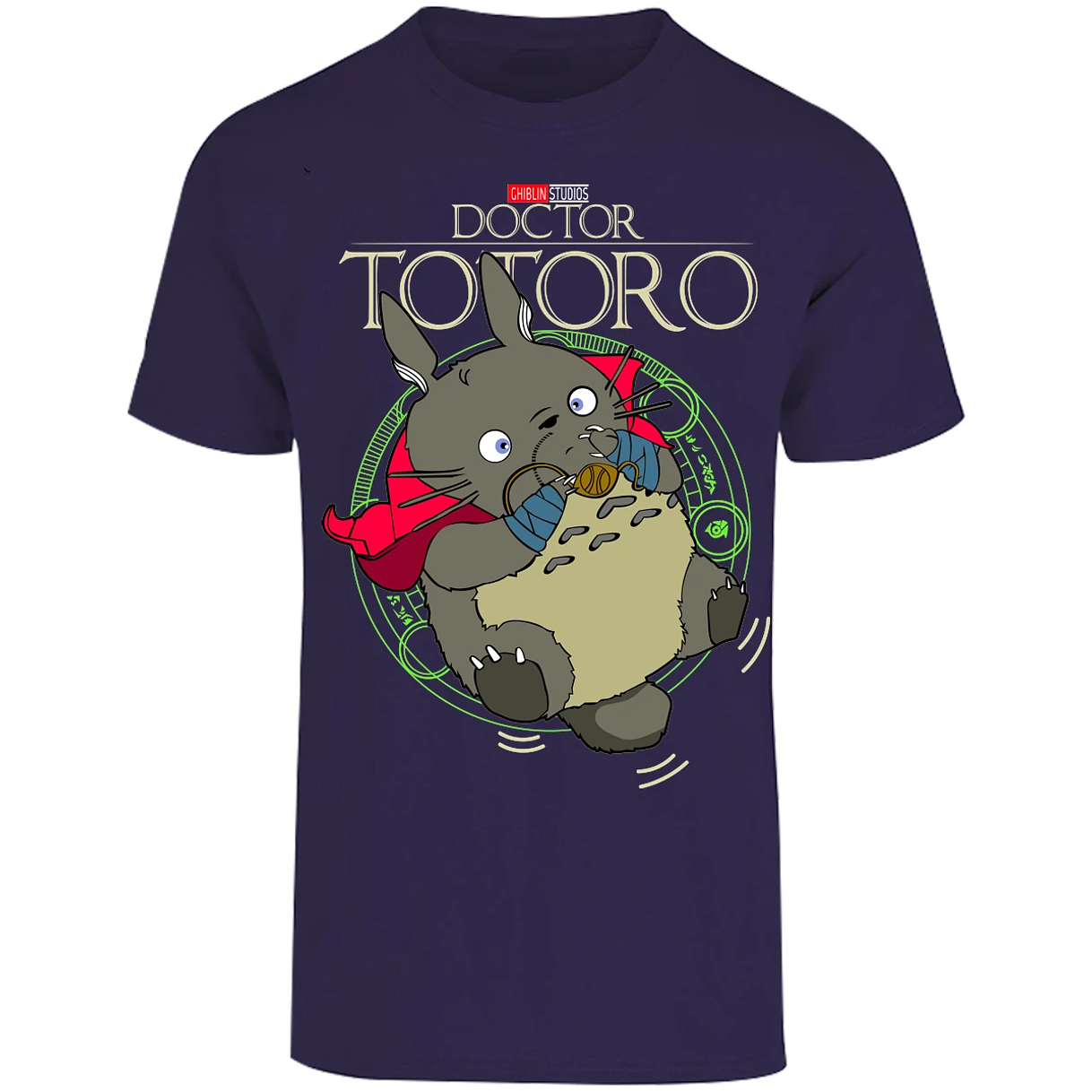 Playera Ghibli Totoro Strange para Adulto 5