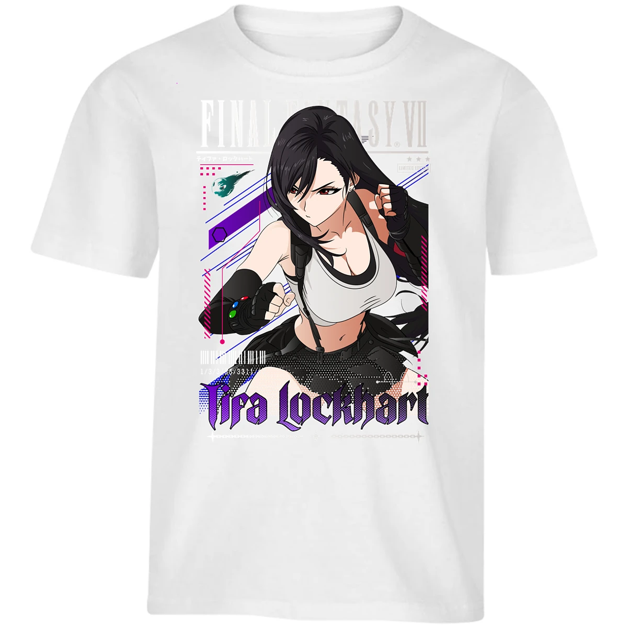 Playera Final Fantasy Vii Tifa Lockhart para Niño 10