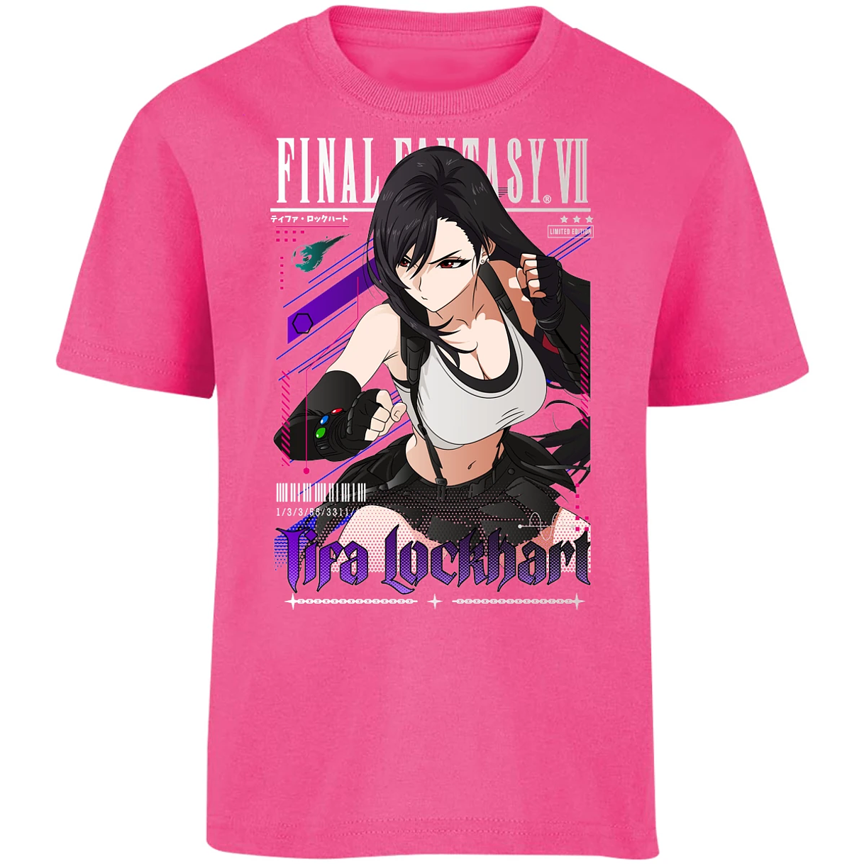 Playera Final Fantasy Vii Tifa Lockhart para Niño 1
