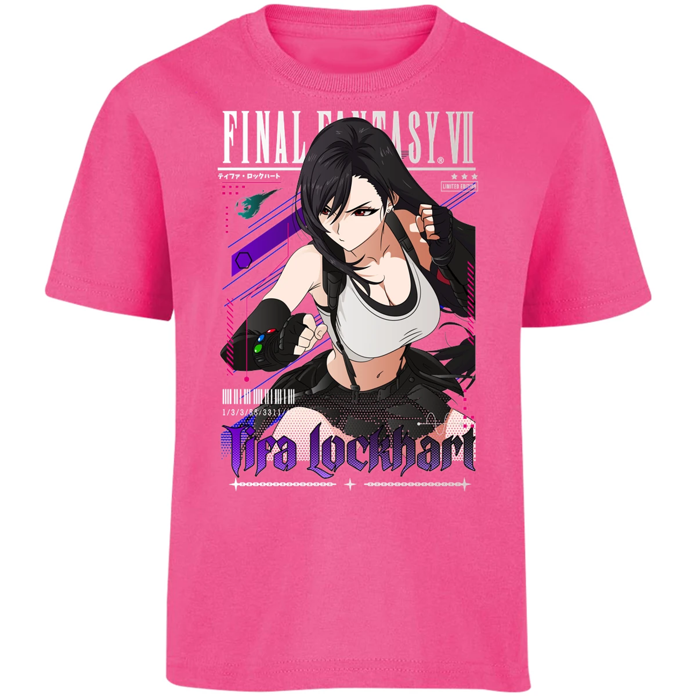 Playera Final Fantasy Vii Tifa Lockhart para Niño 1