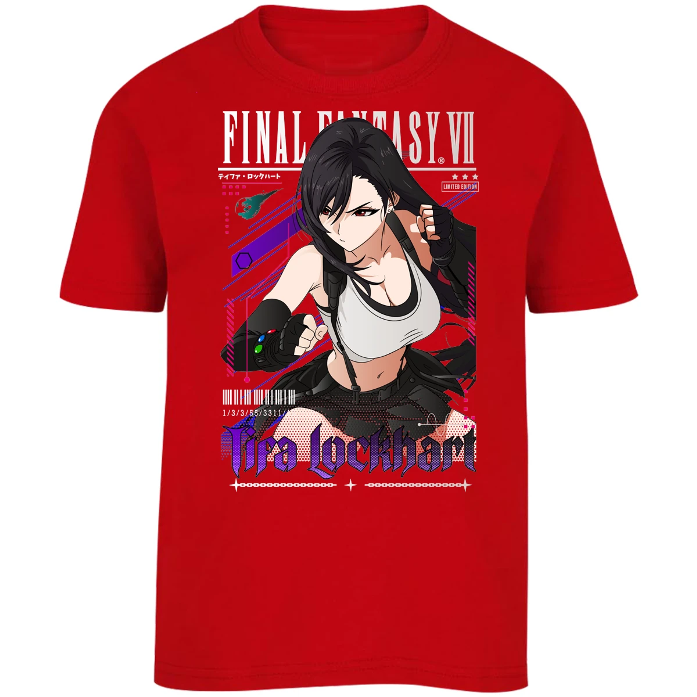 Playera Final Fantasy Vii Tifa Lockhart para Niño 2