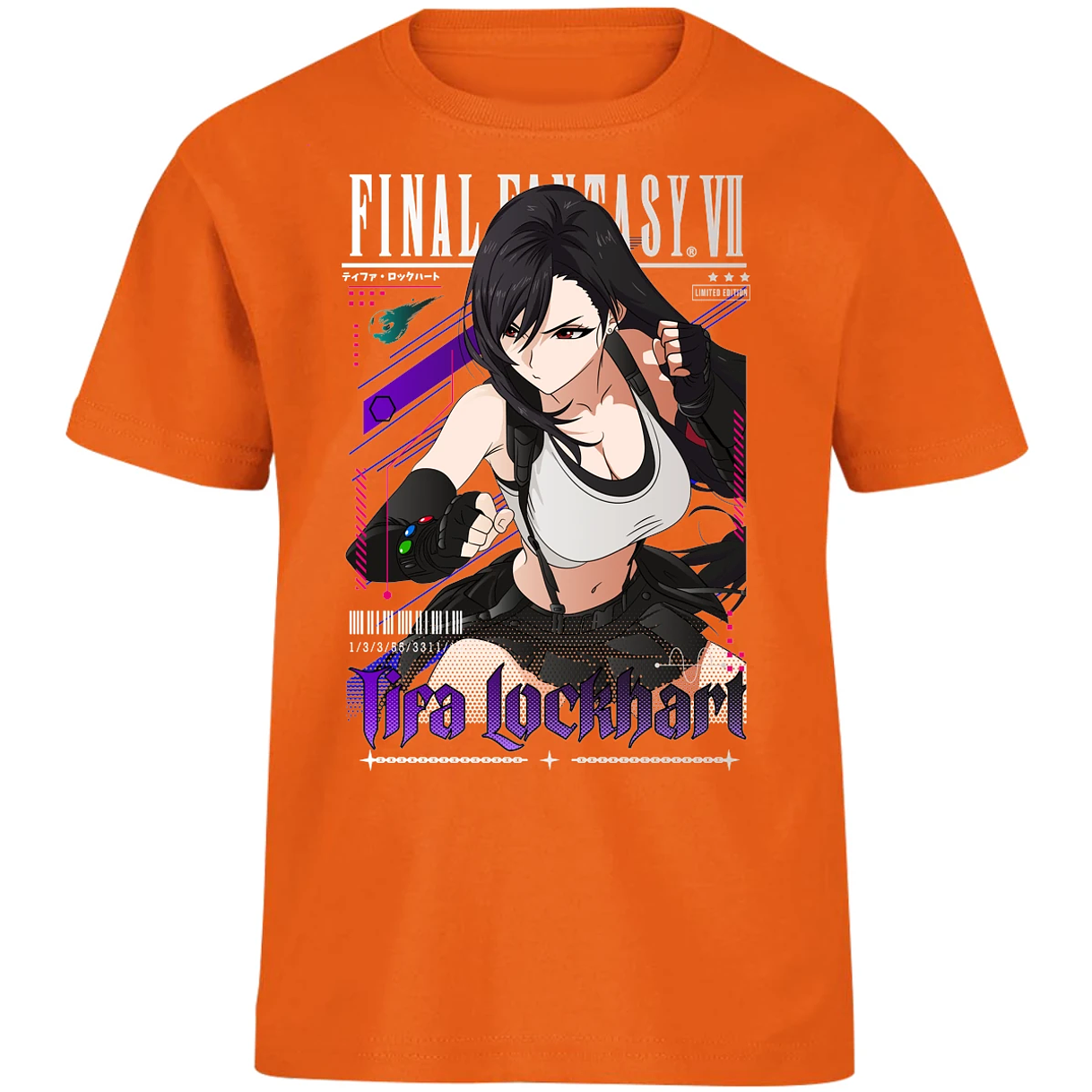 Playera Final Fantasy Vii Tifa Lockhart para Niño 6