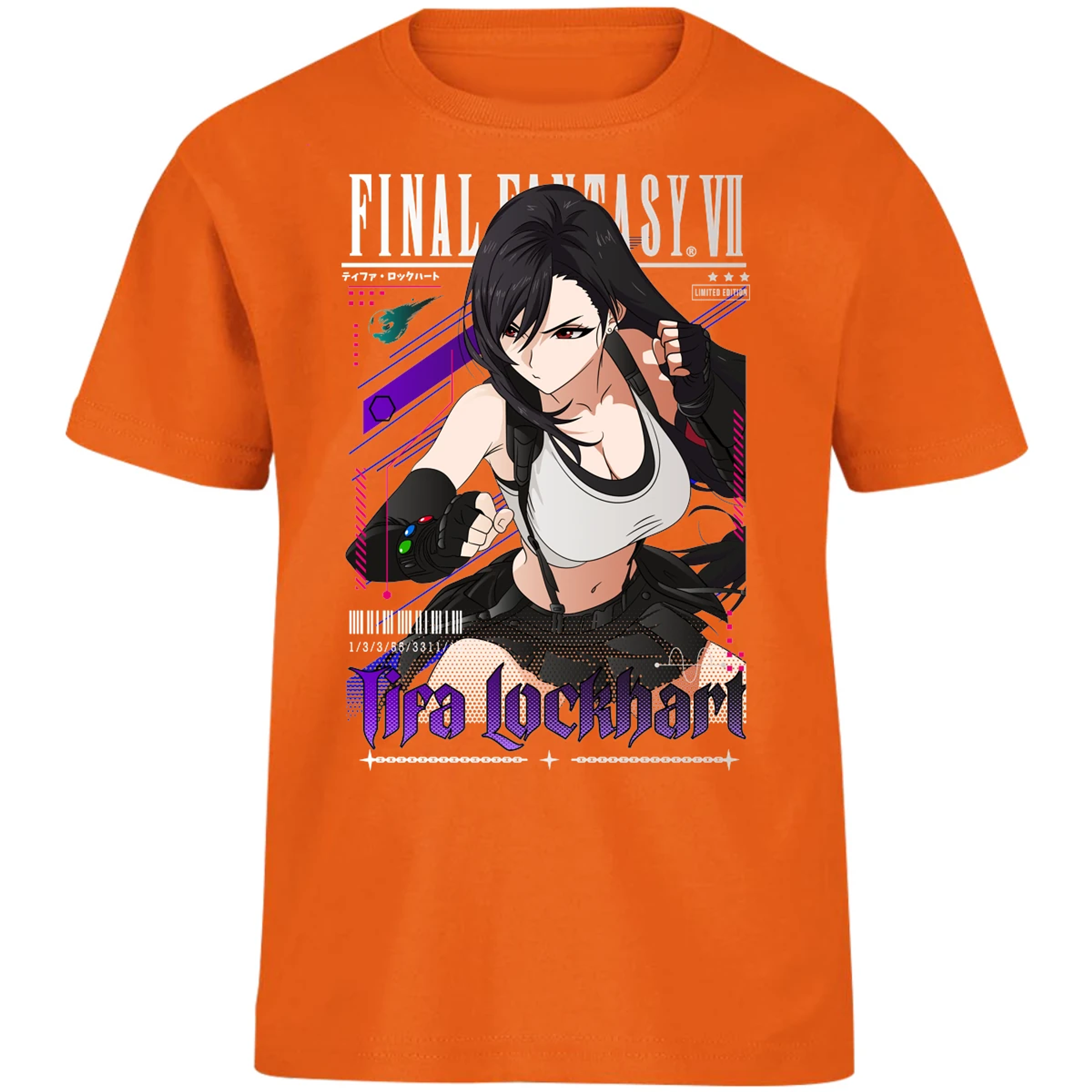 Playera Final Fantasy Vii Tifa Lockhart para Niño 6