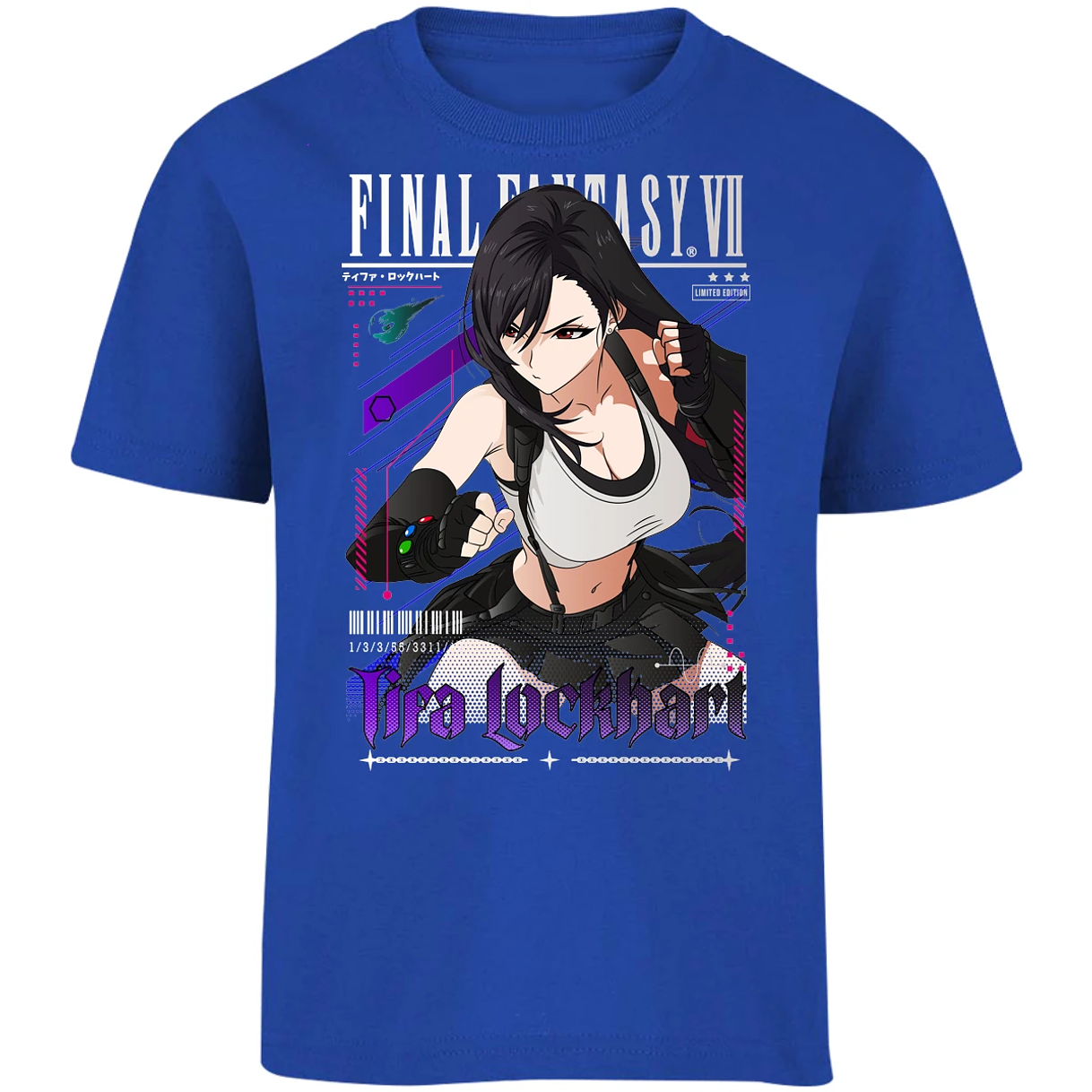 Playera Final Fantasy Vii Tifa Lockhart para Niño 8