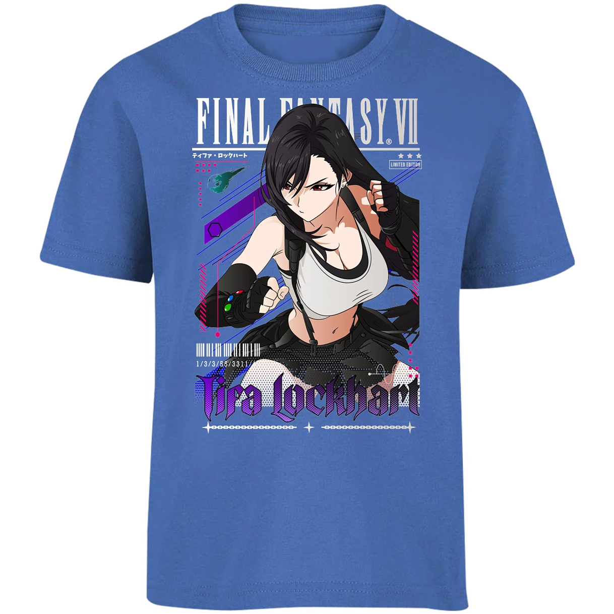 Playera Final Fantasy Vii Tifa Lockhart para Niño 12