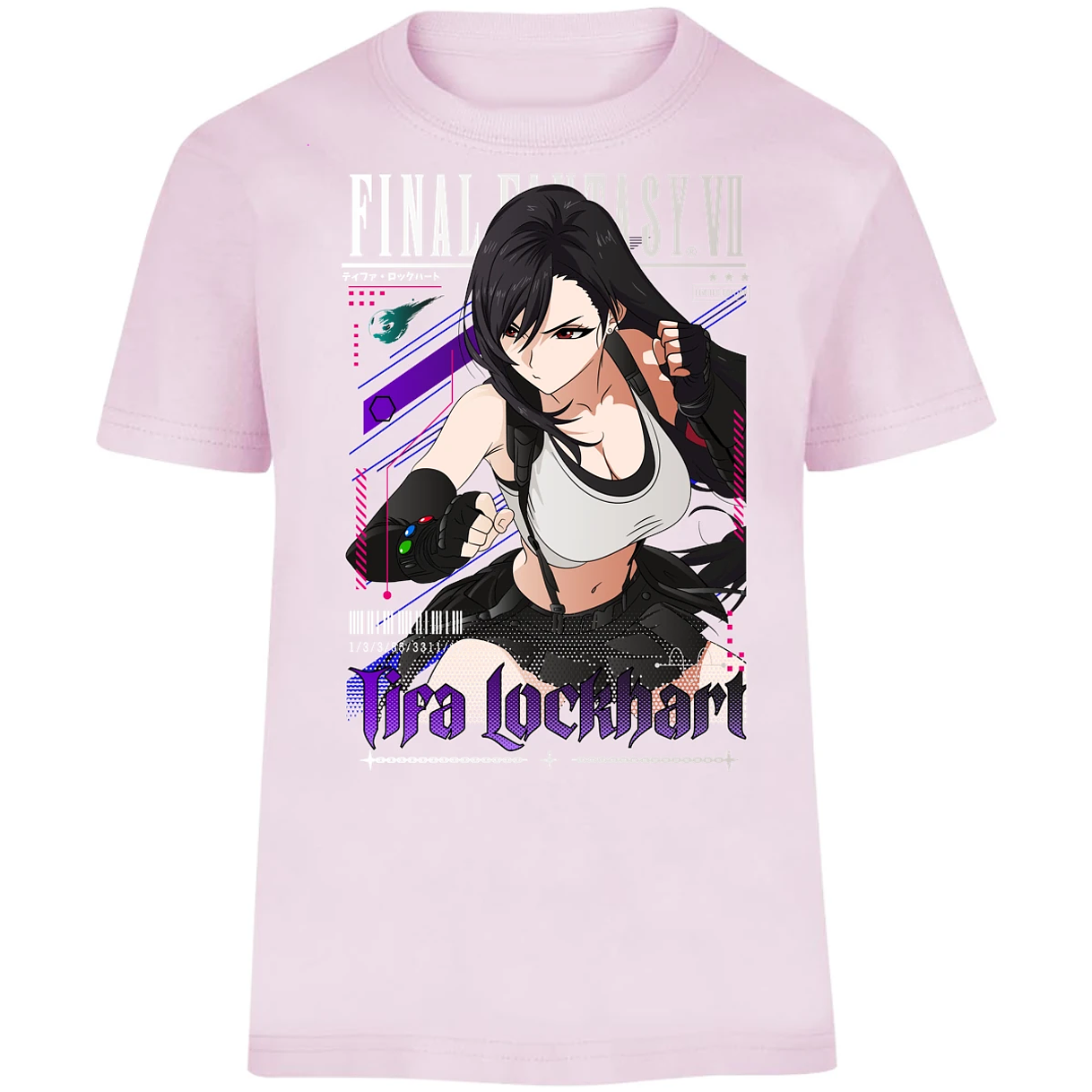 Playera Final Fantasy Vii Tifa Lockhart para Niño 15