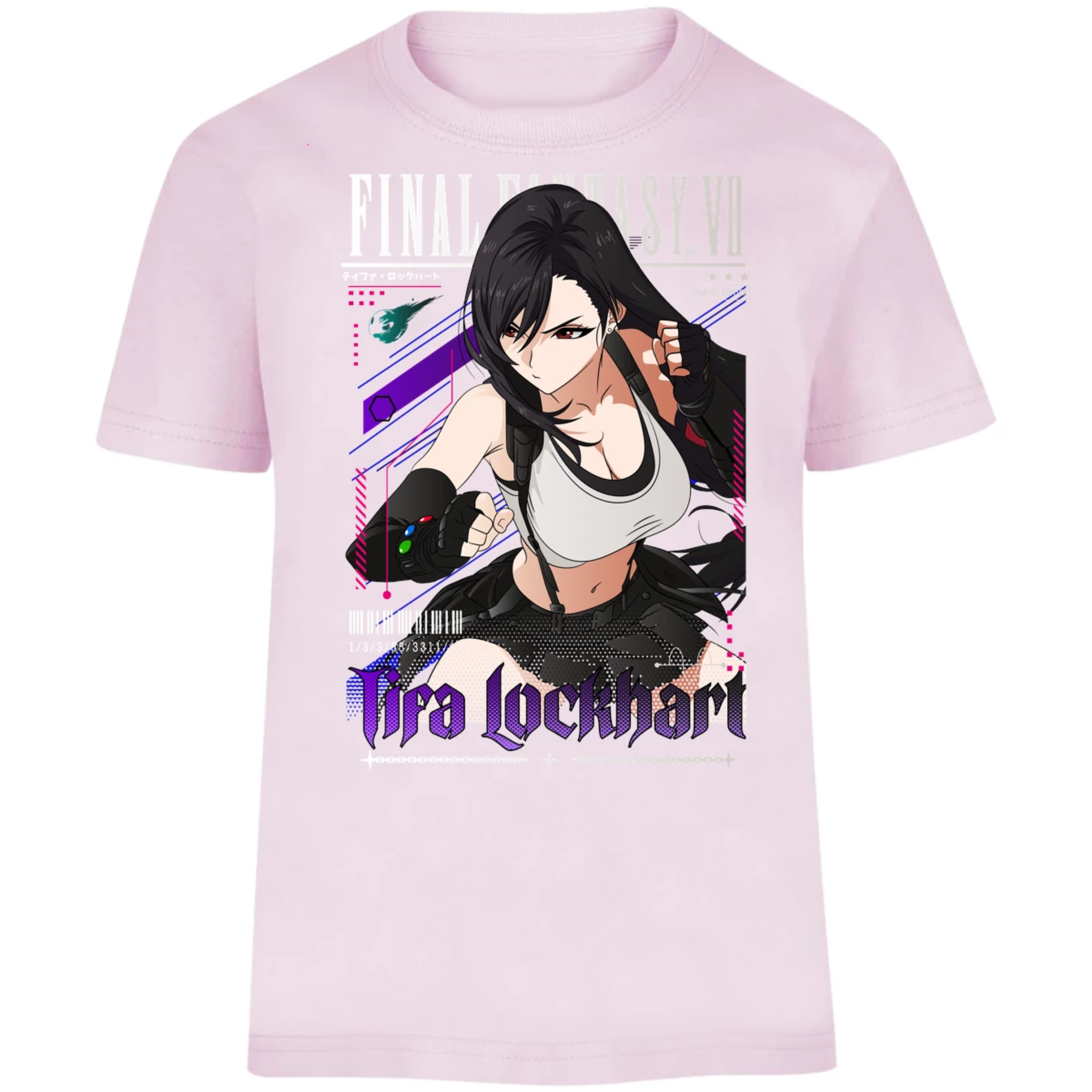 Playera Final Fantasy Vii Tifa Lockhart para Niño 15