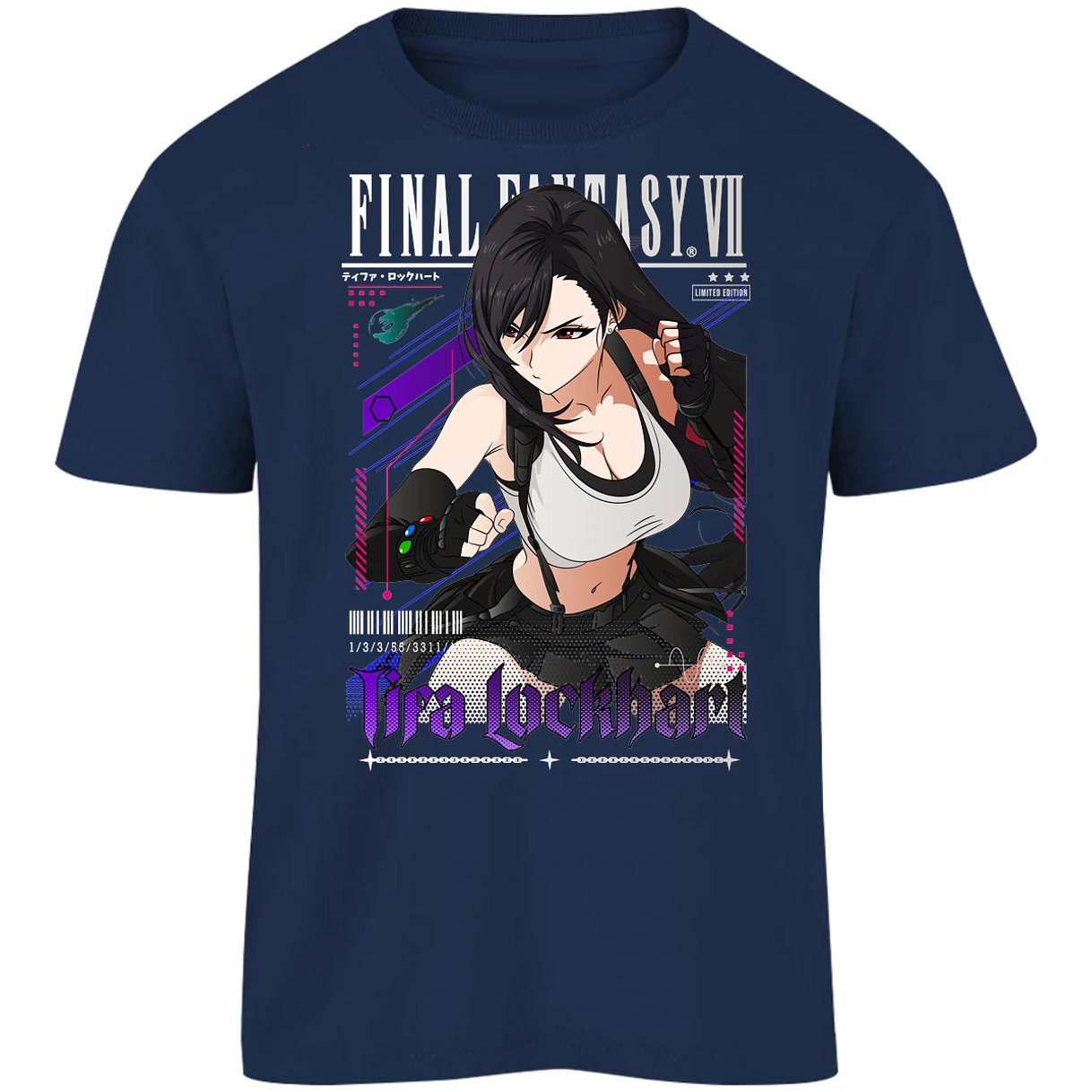 Playera Final Fantasy Vii Tifa Lockhart para Niño 16