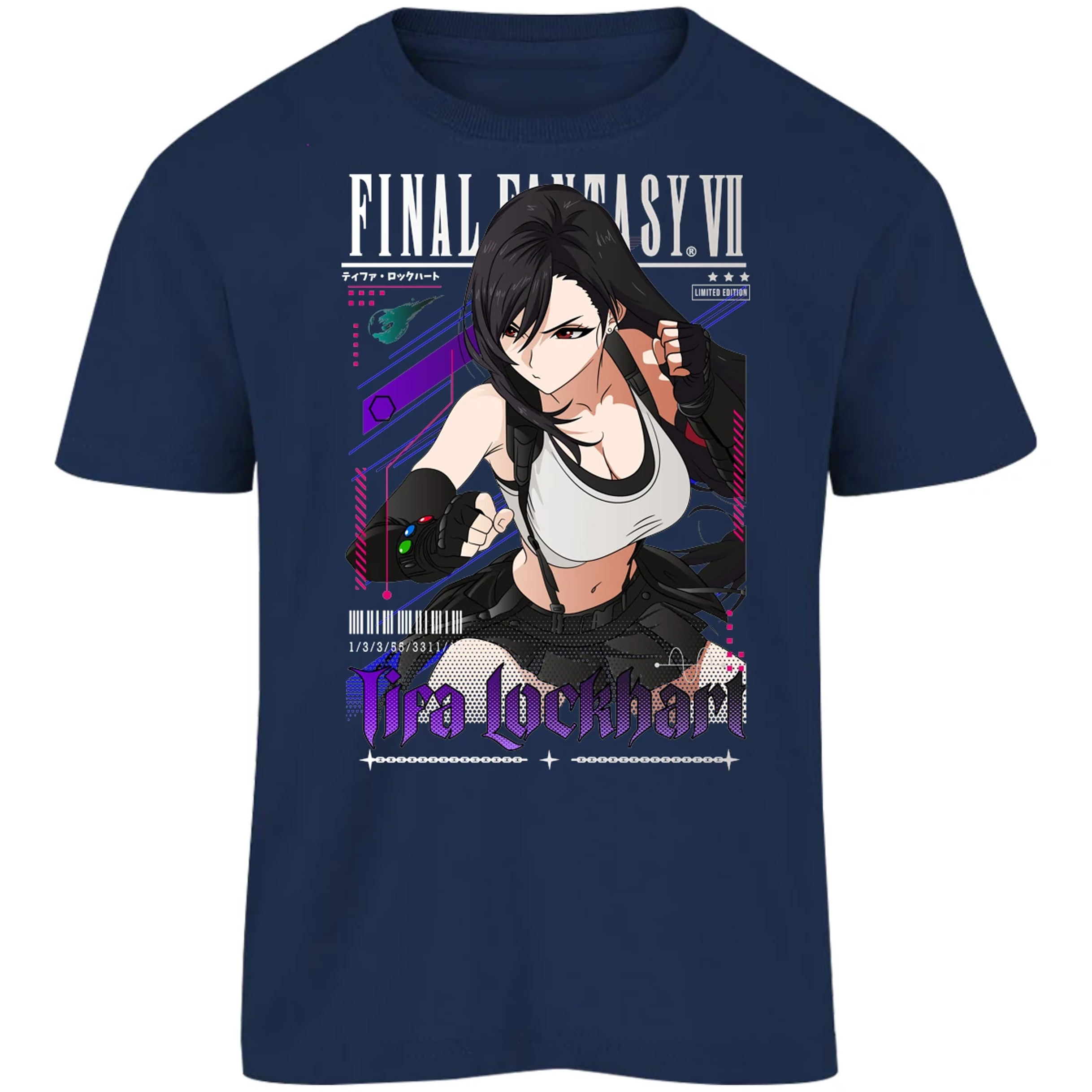 Playera Final Fantasy Vii Tifa Lockhart para Niño 16