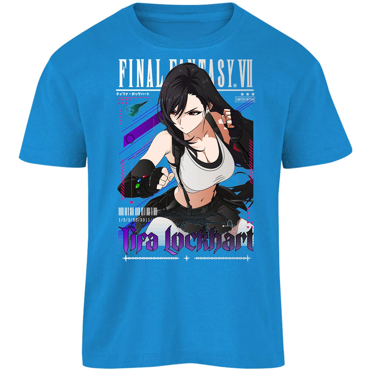 Playera Final Fantasy Vii Tifa Lockhart para Niño 17