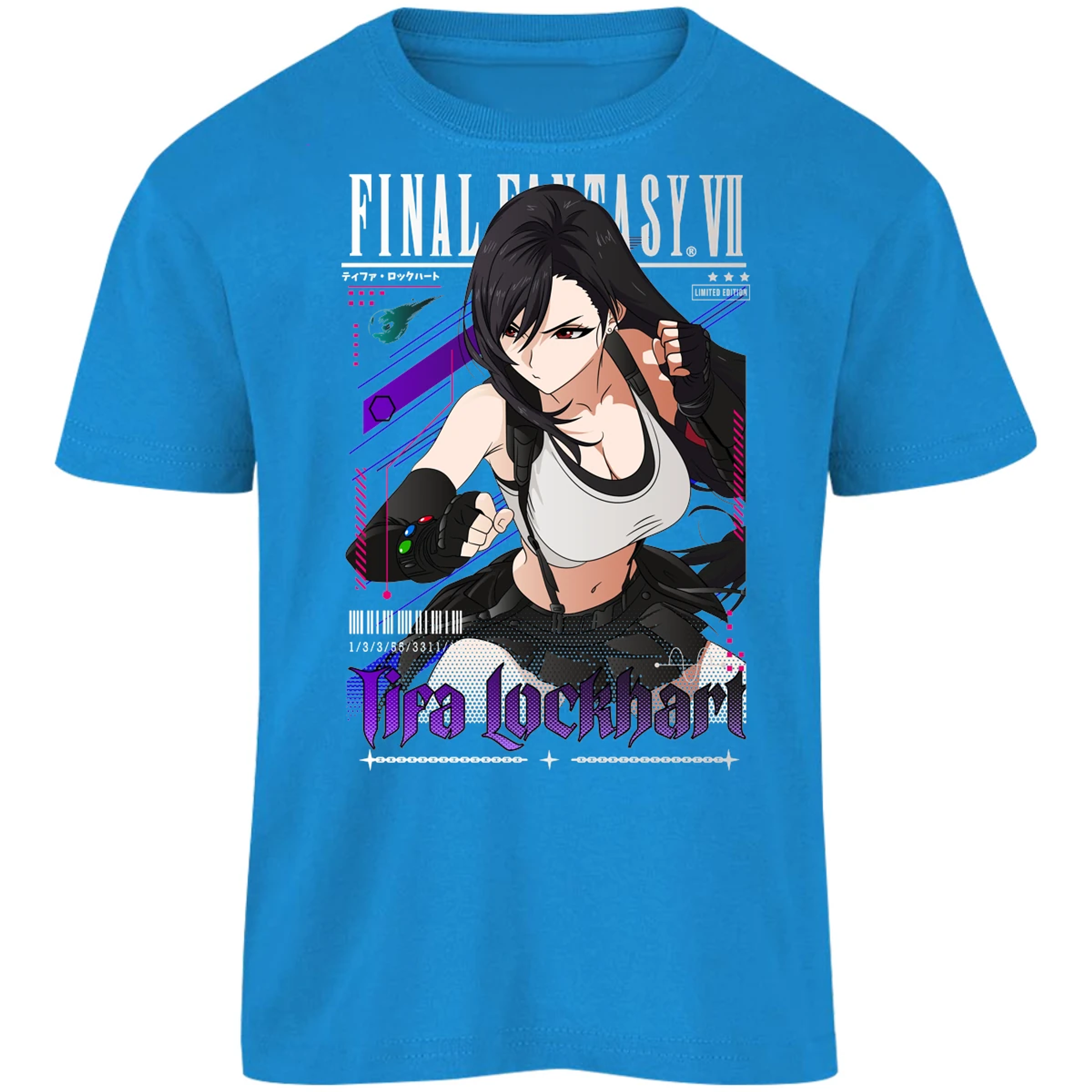 Playera Final Fantasy Vii Tifa Lockhart para Niño 17