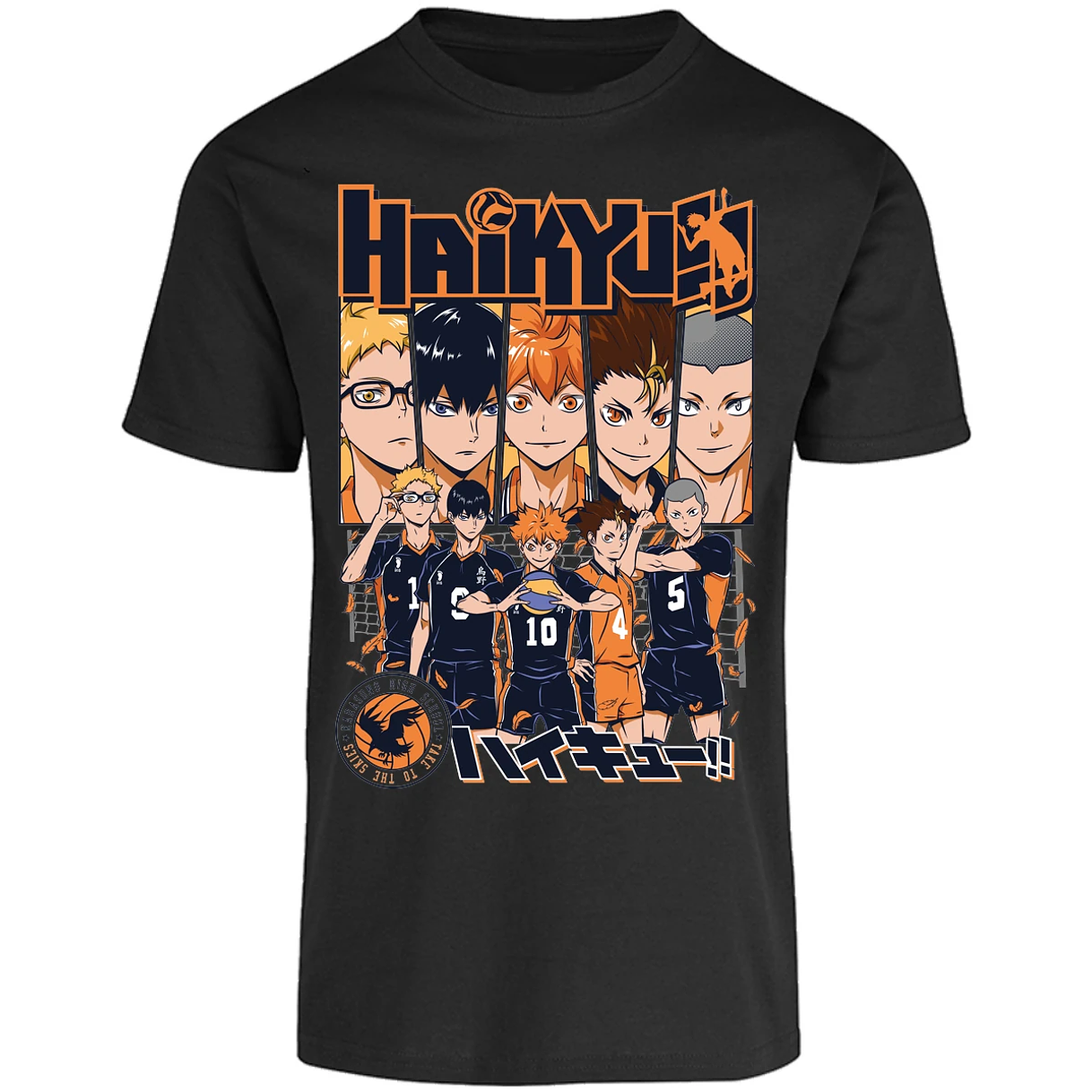 Playera Haikyuu Haikyuu Color para Adulto 3