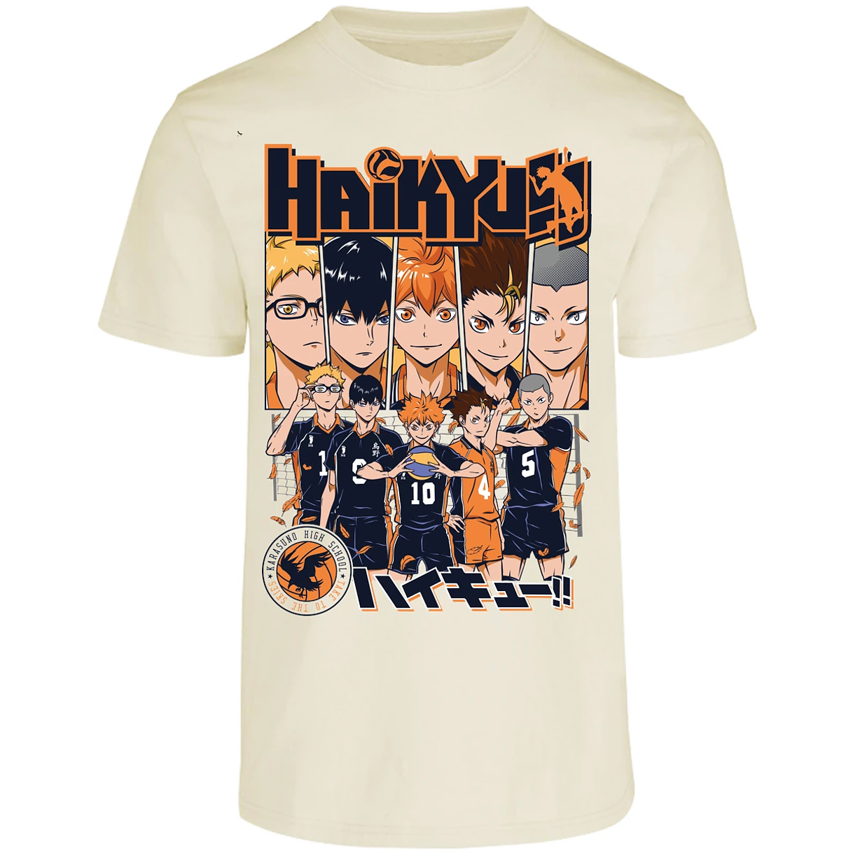 Playera Haikyuu Haikyuu Color para Adulto 1