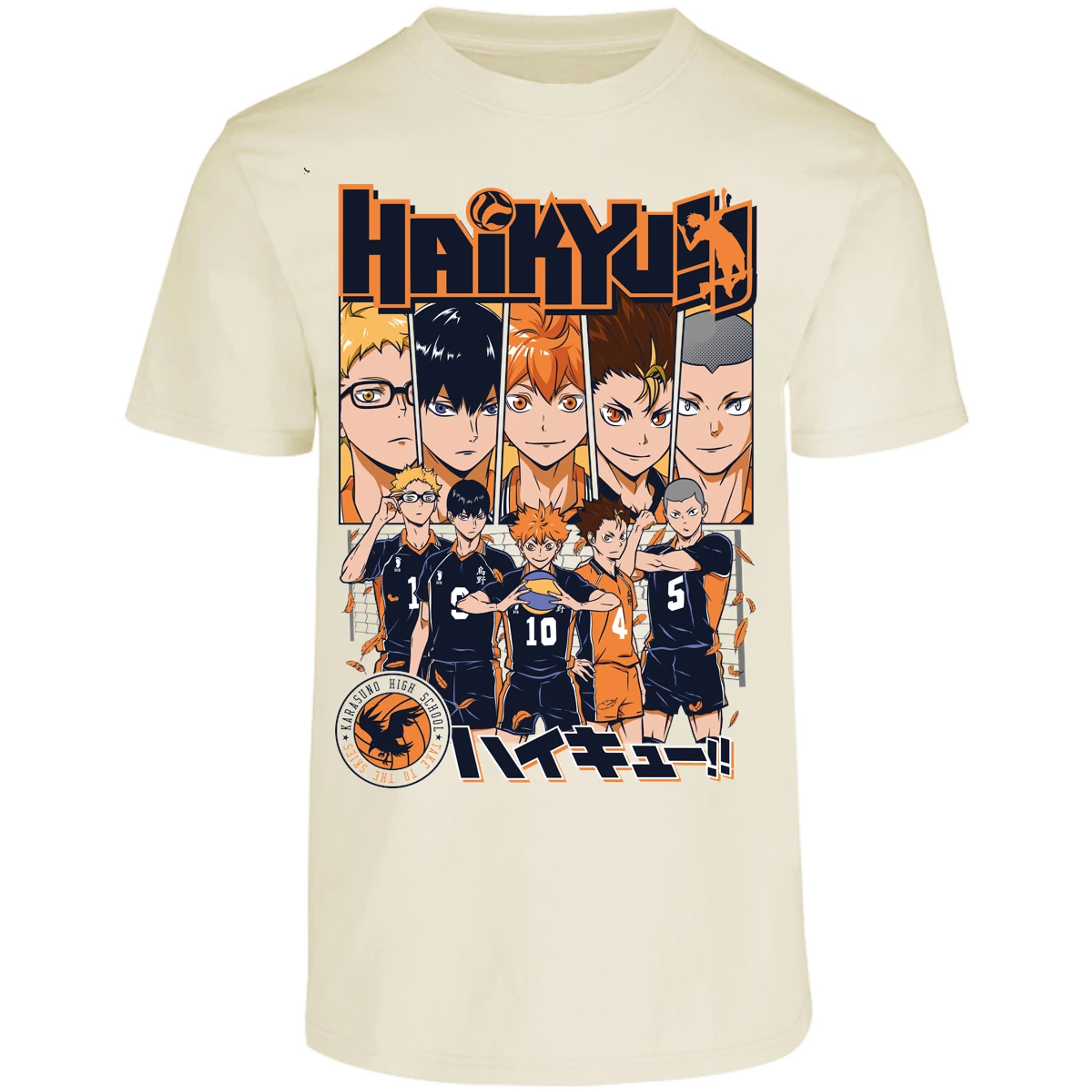 Playera Haikyuu Haikyuu Color para Adulto 1
