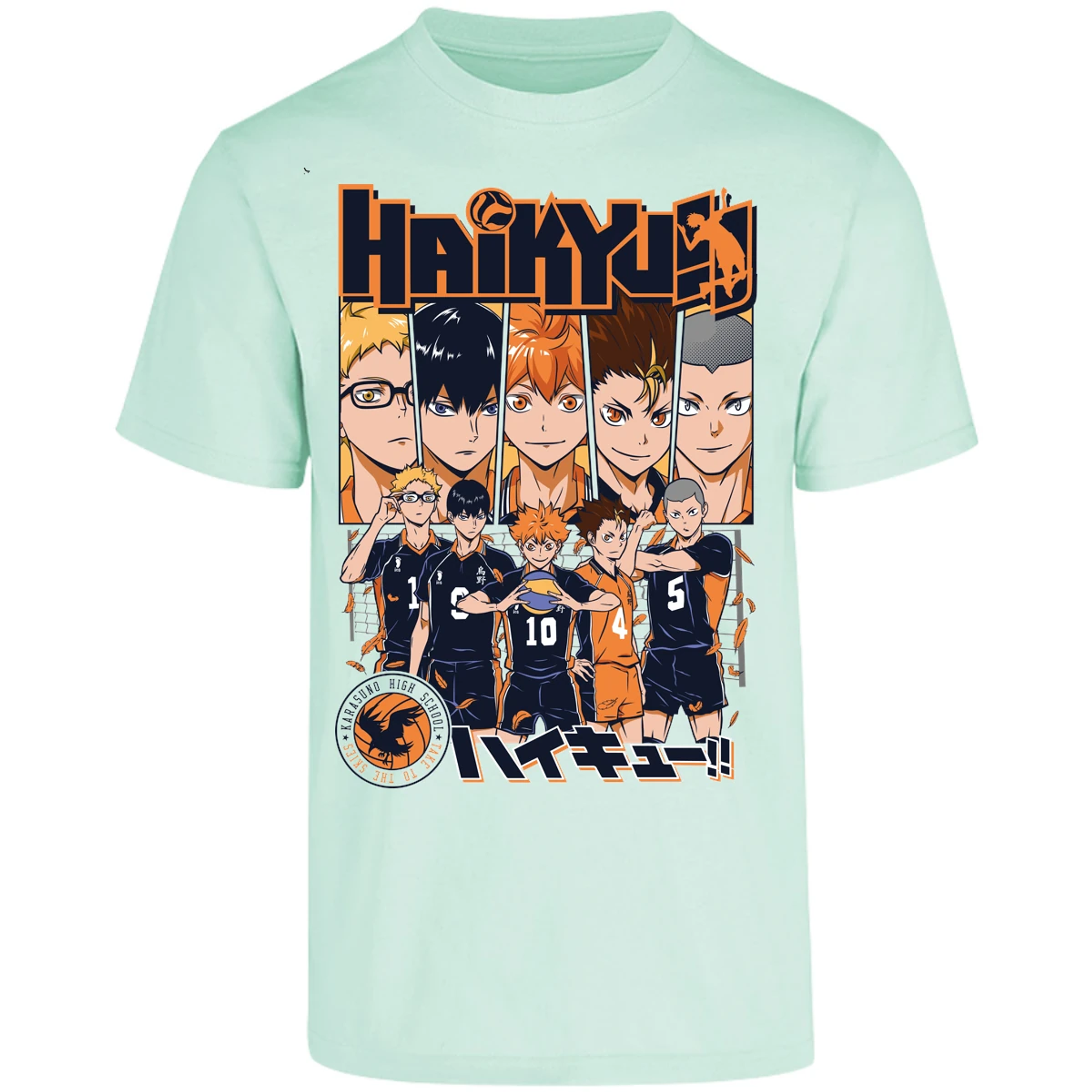 Playera Haikyuu Haikyuu Color para Adulto 9