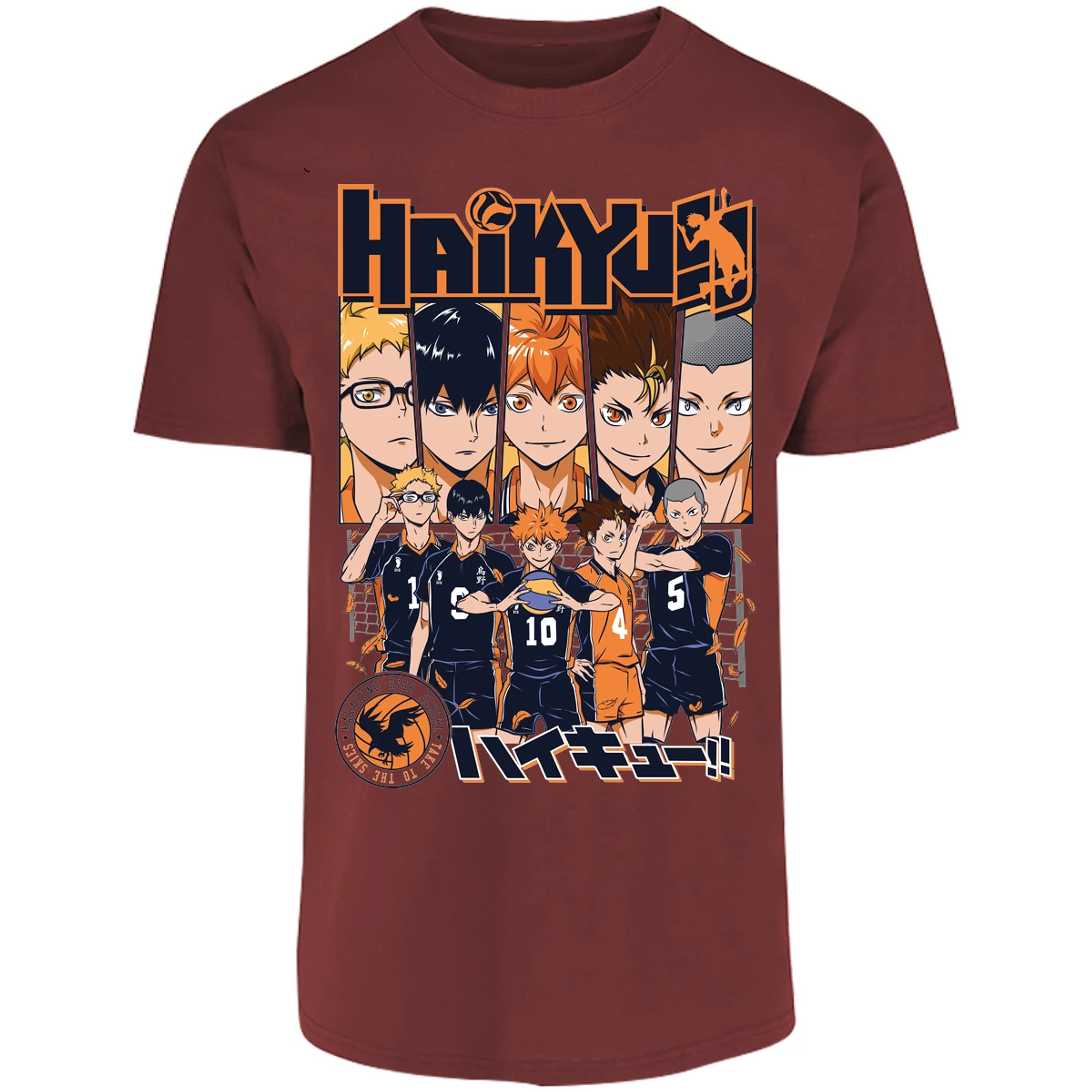 Playera Haikyuu Haikyuu Color para Adulto 10