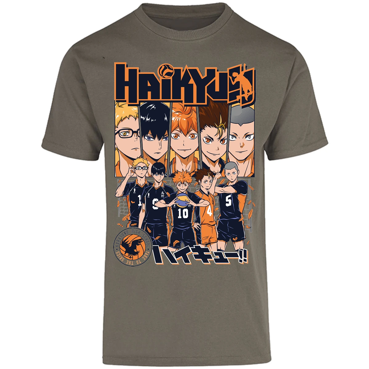 Playera Haikyuu Haikyuu Color para Adulto 11