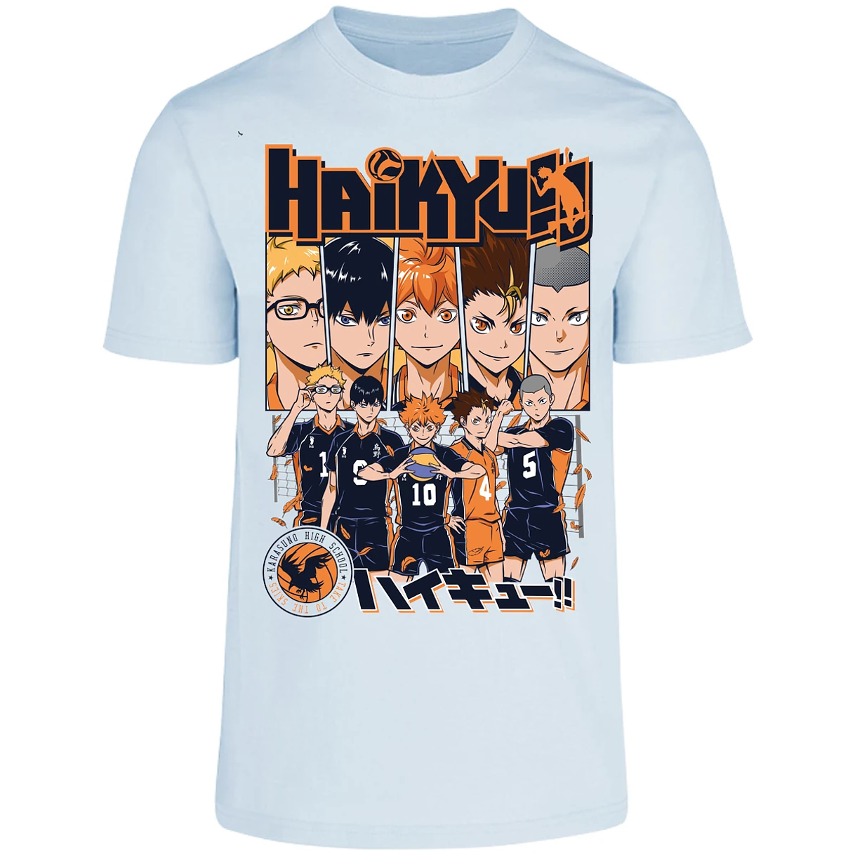 Playera Haikyuu Haikyuu Color para Adulto 13