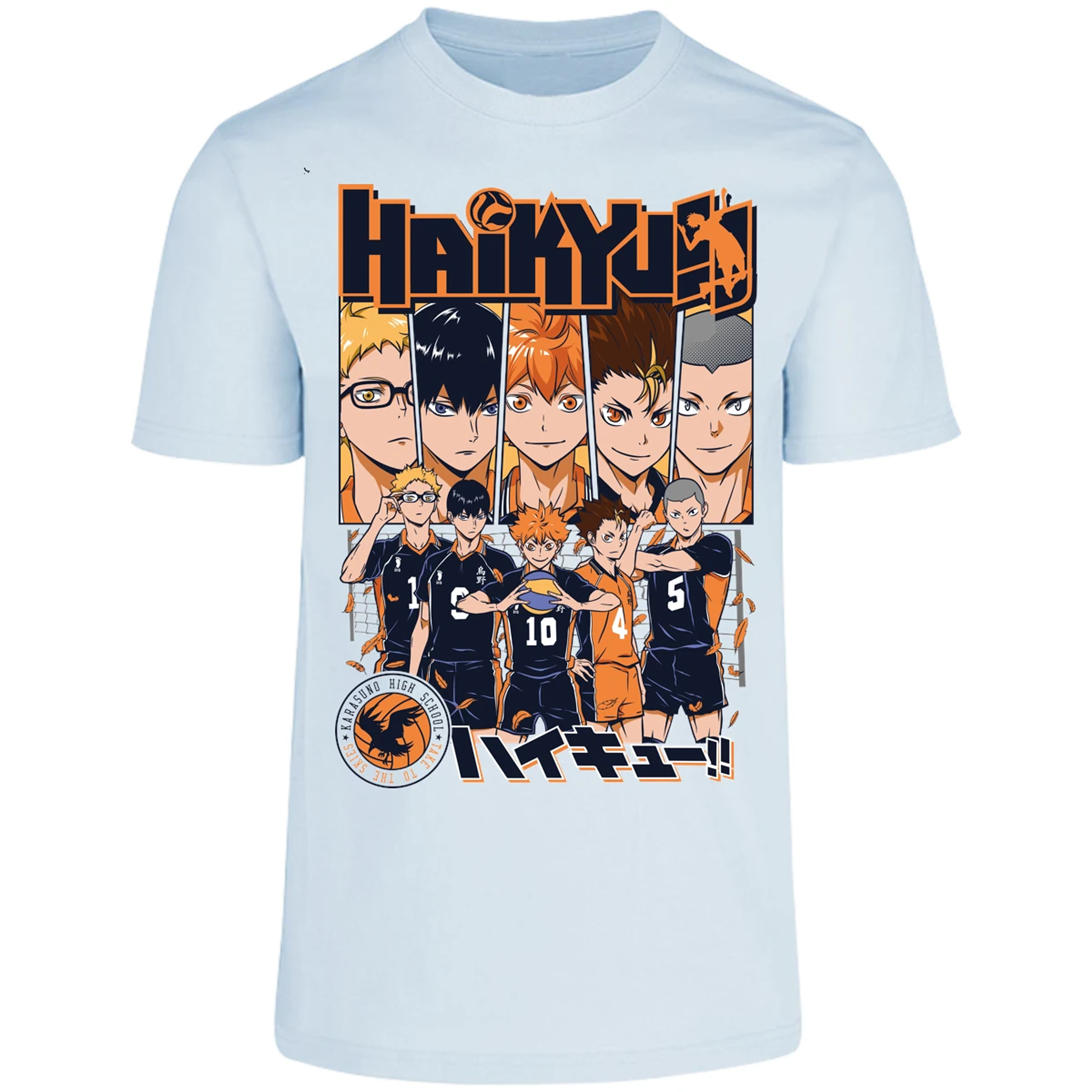 Playera Haikyuu Haikyuu Color para Adulto 13