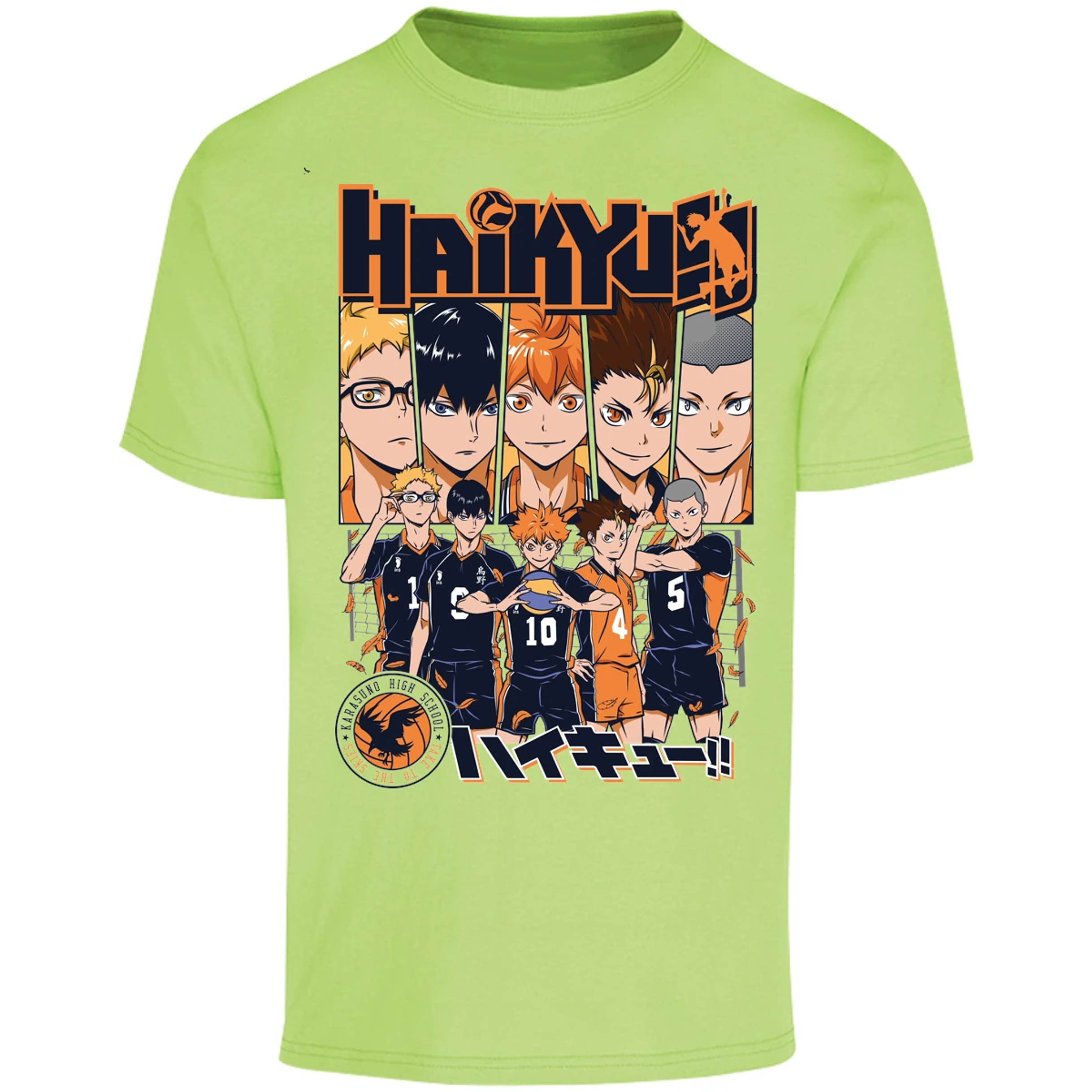 Playera Haikyuu Haikyuu Color para Adulto 14