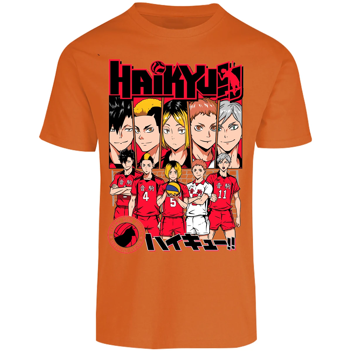 Playera Haikyuu Haikyuu Nekoma para Adulto 17