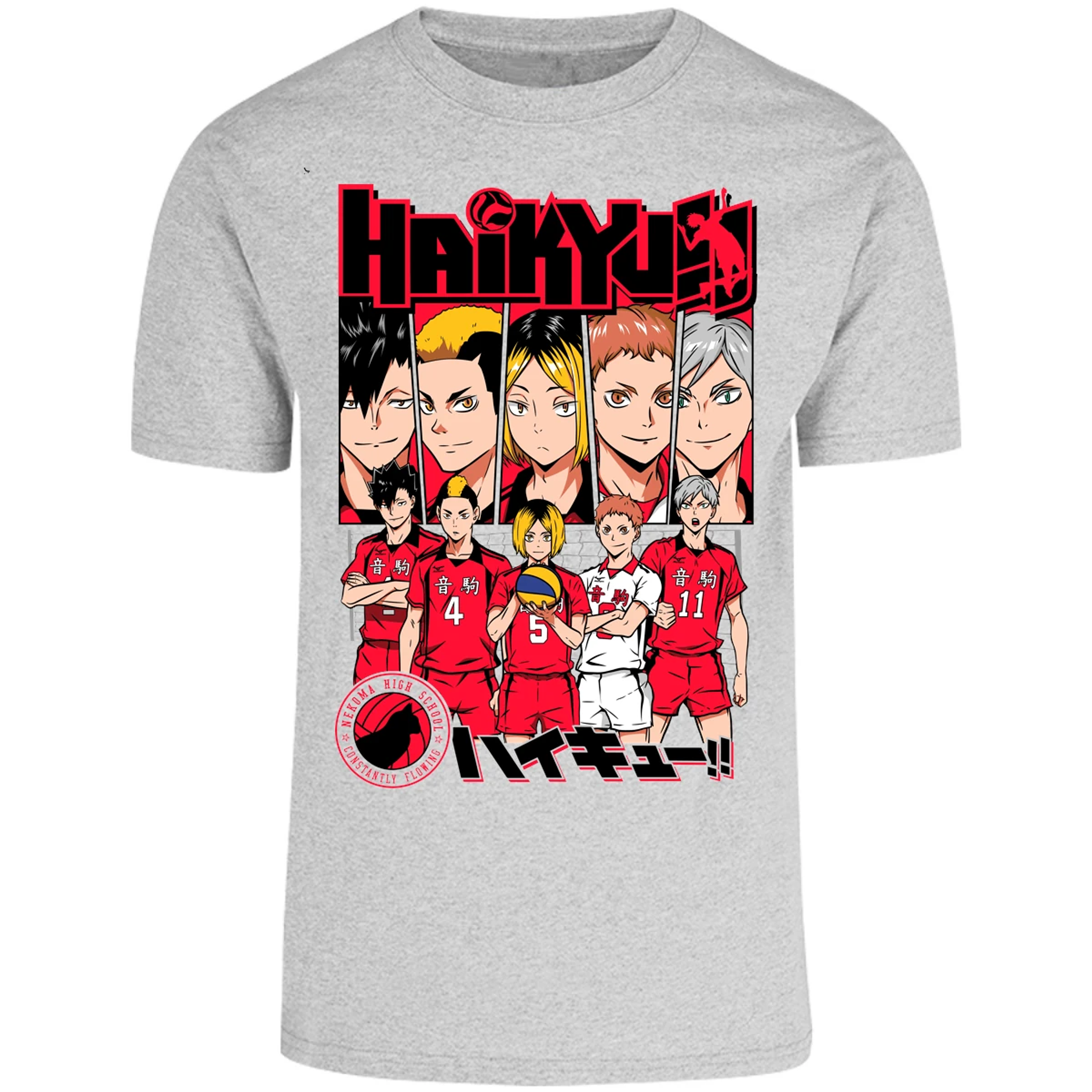 Playera Haikyuu Haikyuu Nekoma para Adulto 20