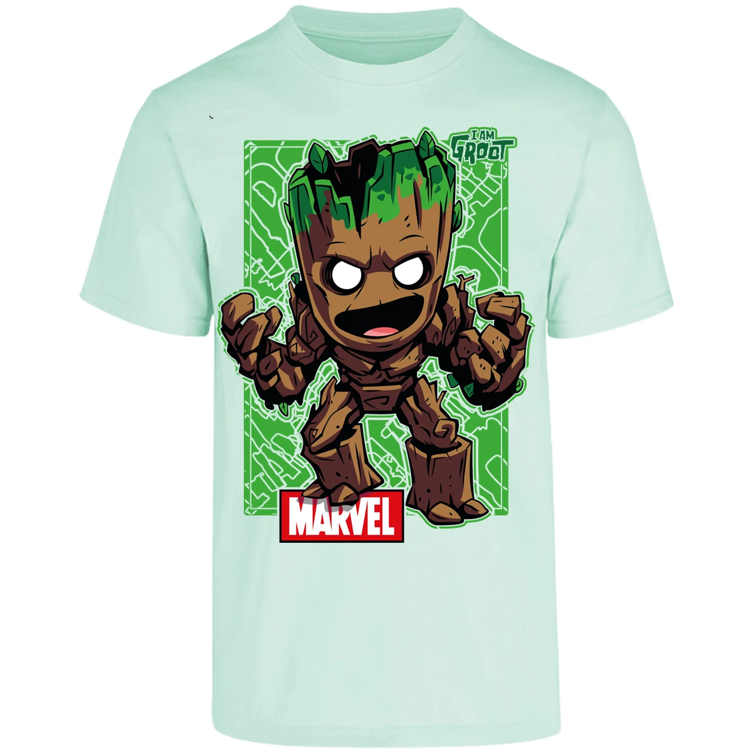 Playera Marvel Groot para Adulto 21
