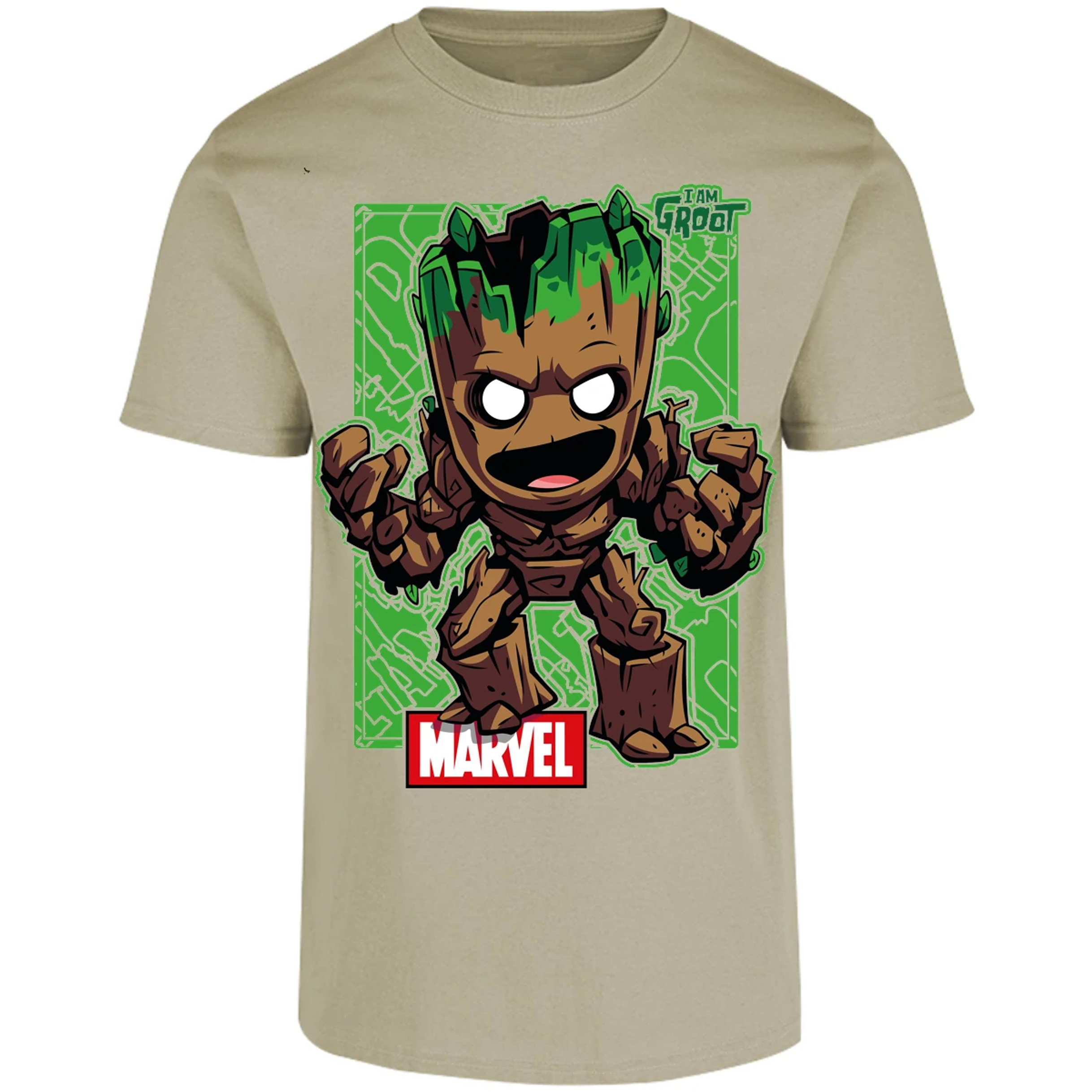 Playera Marvel Groot para Adulto 13