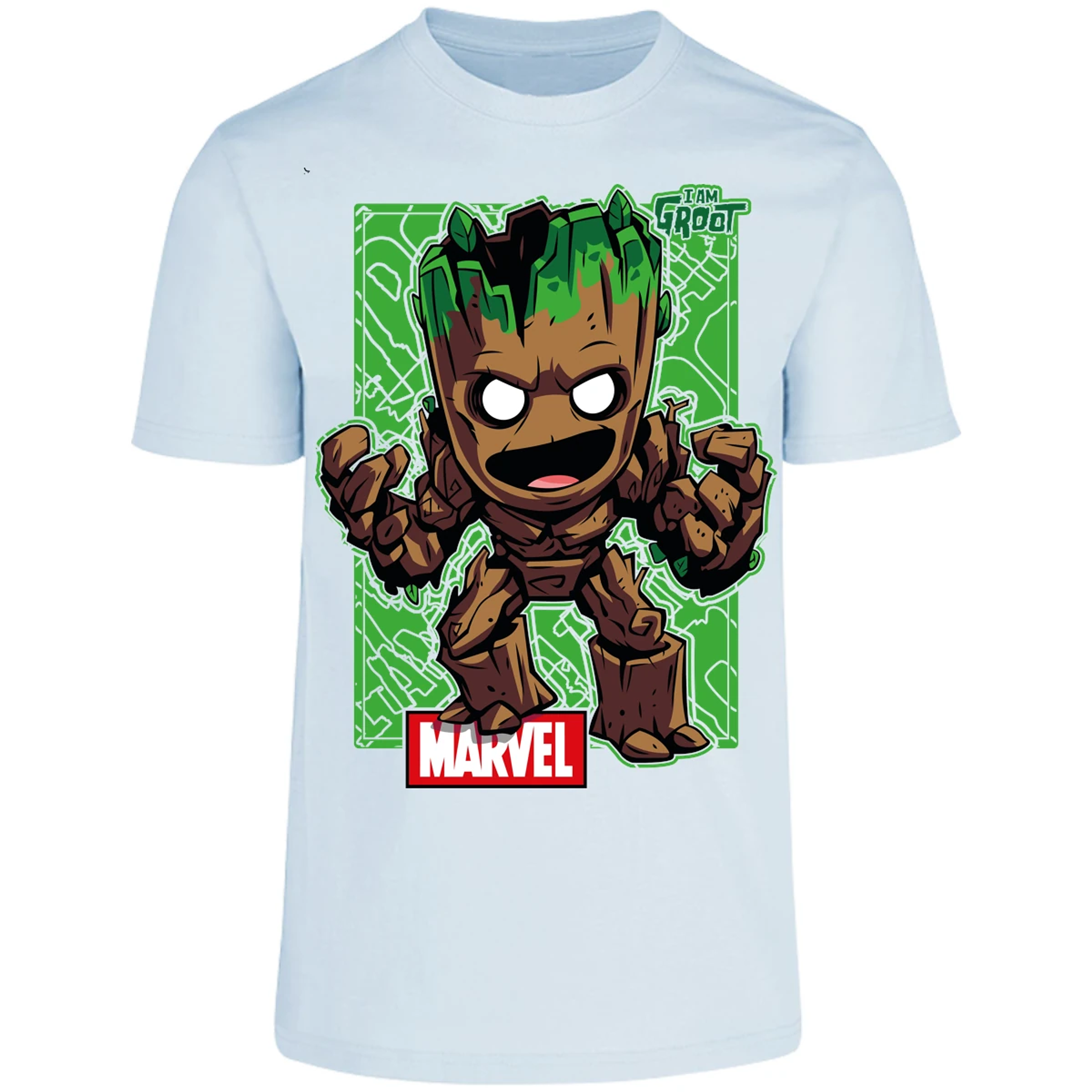 Playera Marvel Groot para Adulto 16