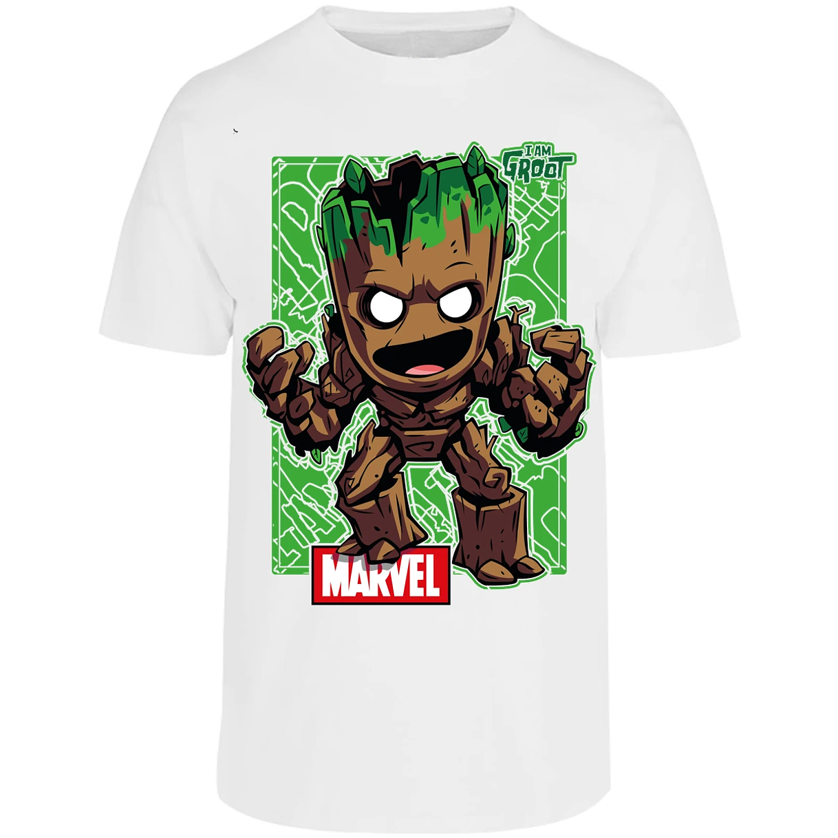 Playera Marvel Groot para Adulto 8