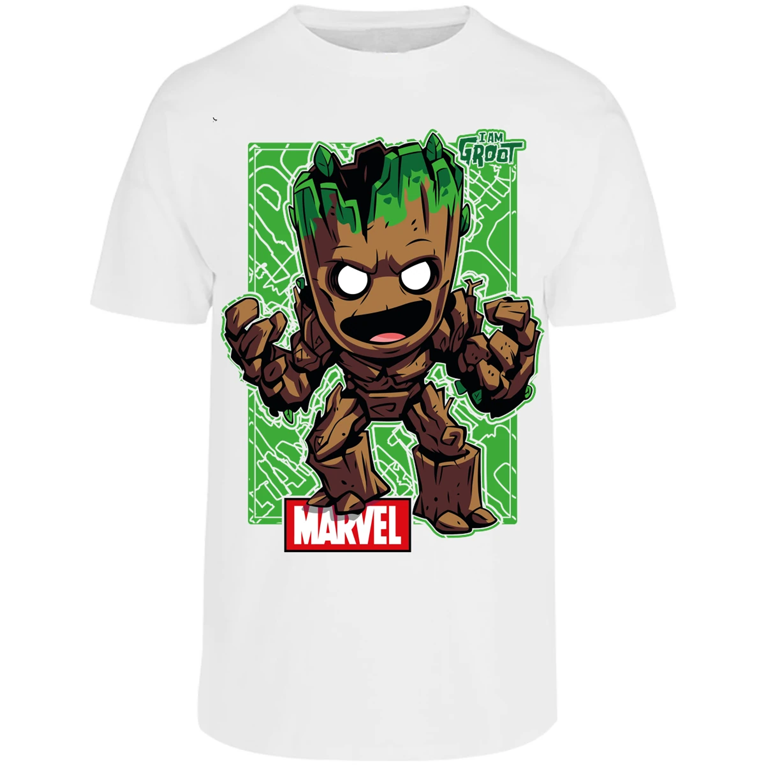 Playera Marvel Groot para Adulto 8
