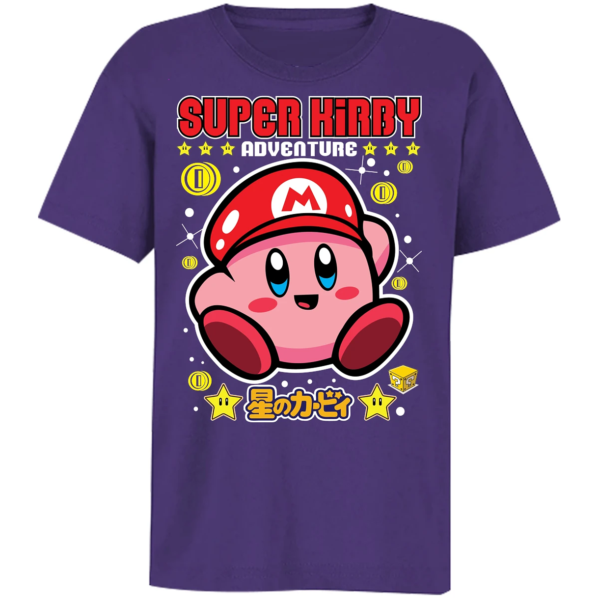 Playera Kirby Super Kirby para Niño 13