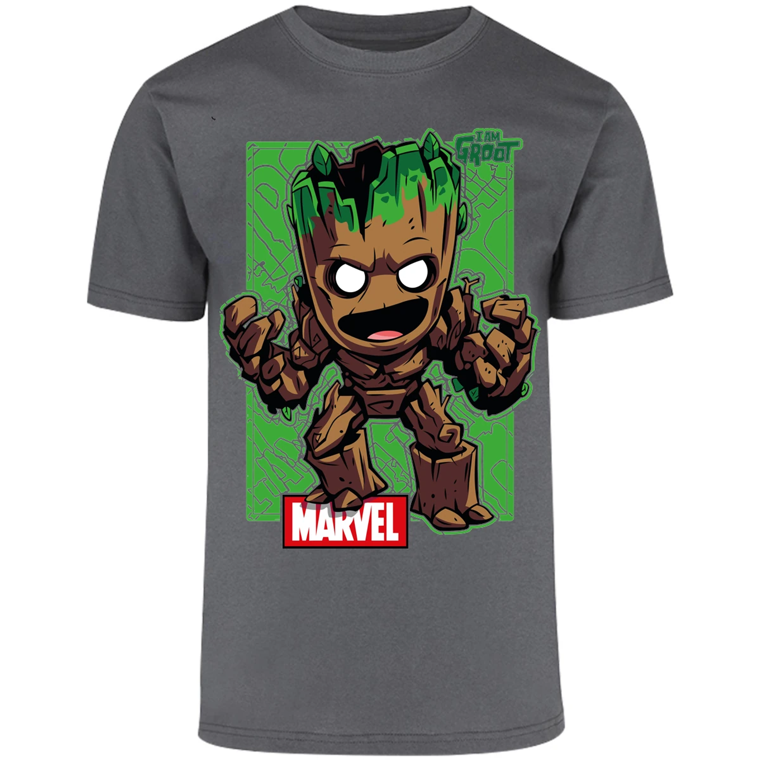 Playera Marvel Groot para Adulto 24