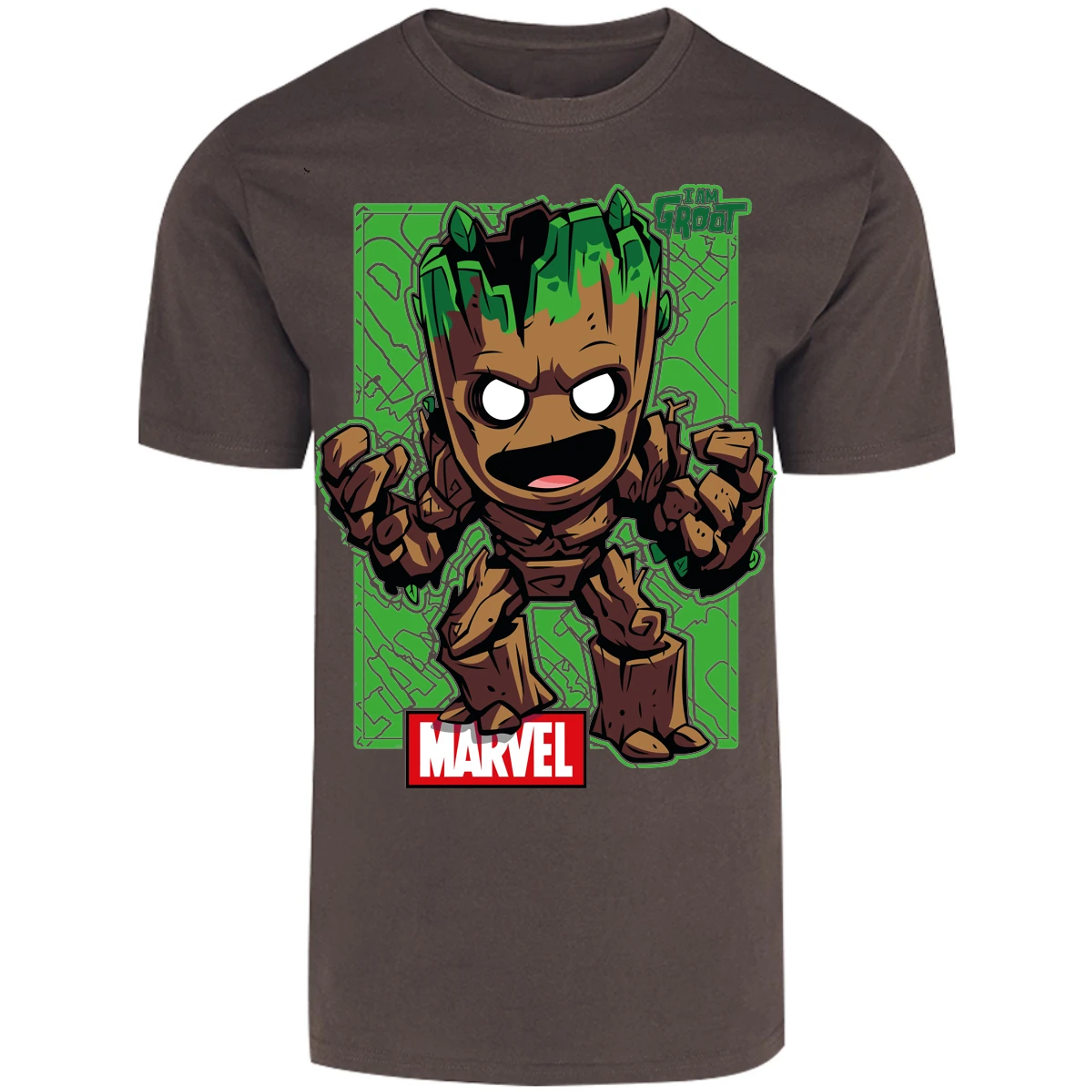 Playera Marvel Groot para Adulto 19
