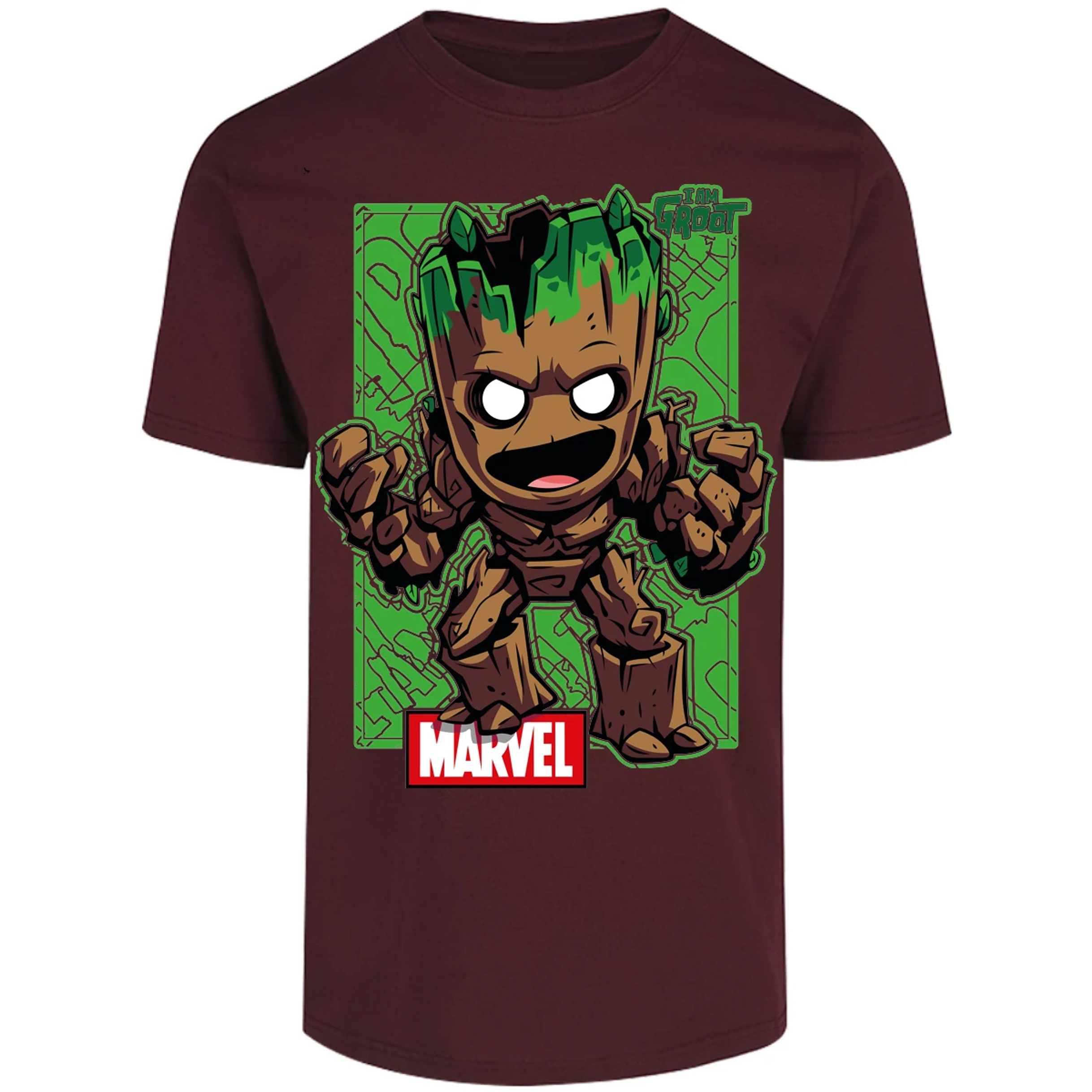 Playera Marvel Groot para Adulto 1