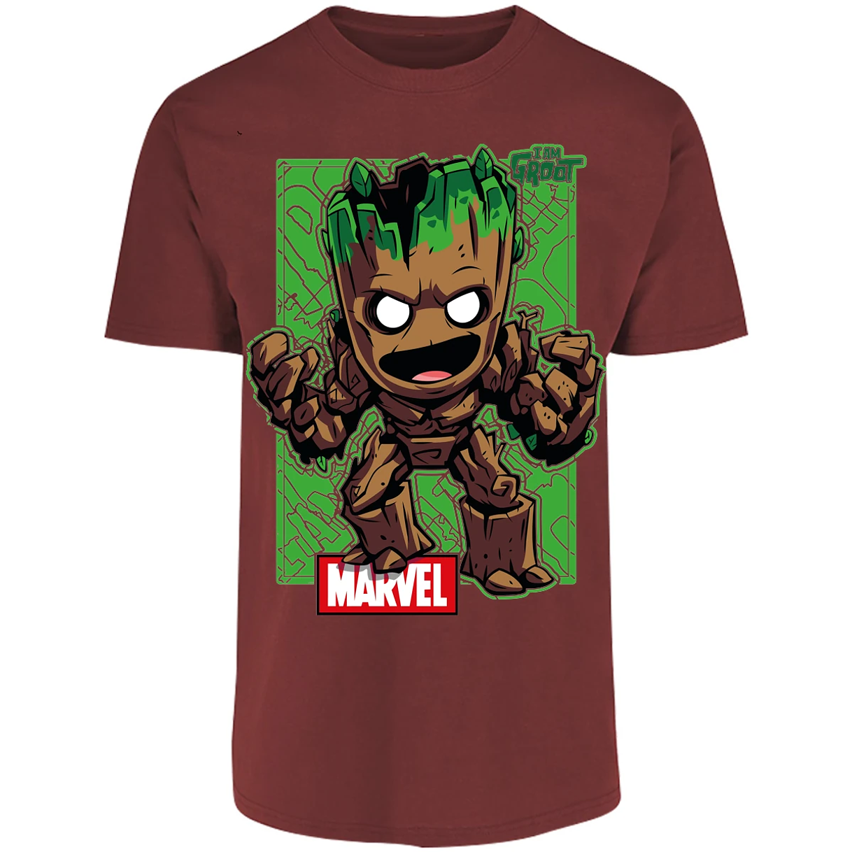 Playera Marvel Groot para Adulto 14