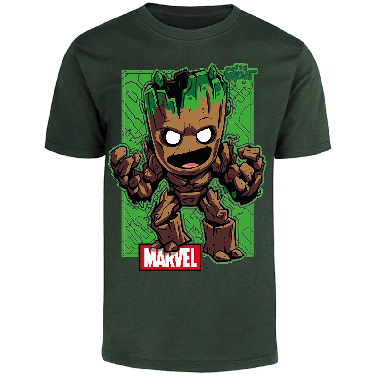 Playera Marvel Groot para Adulto 10