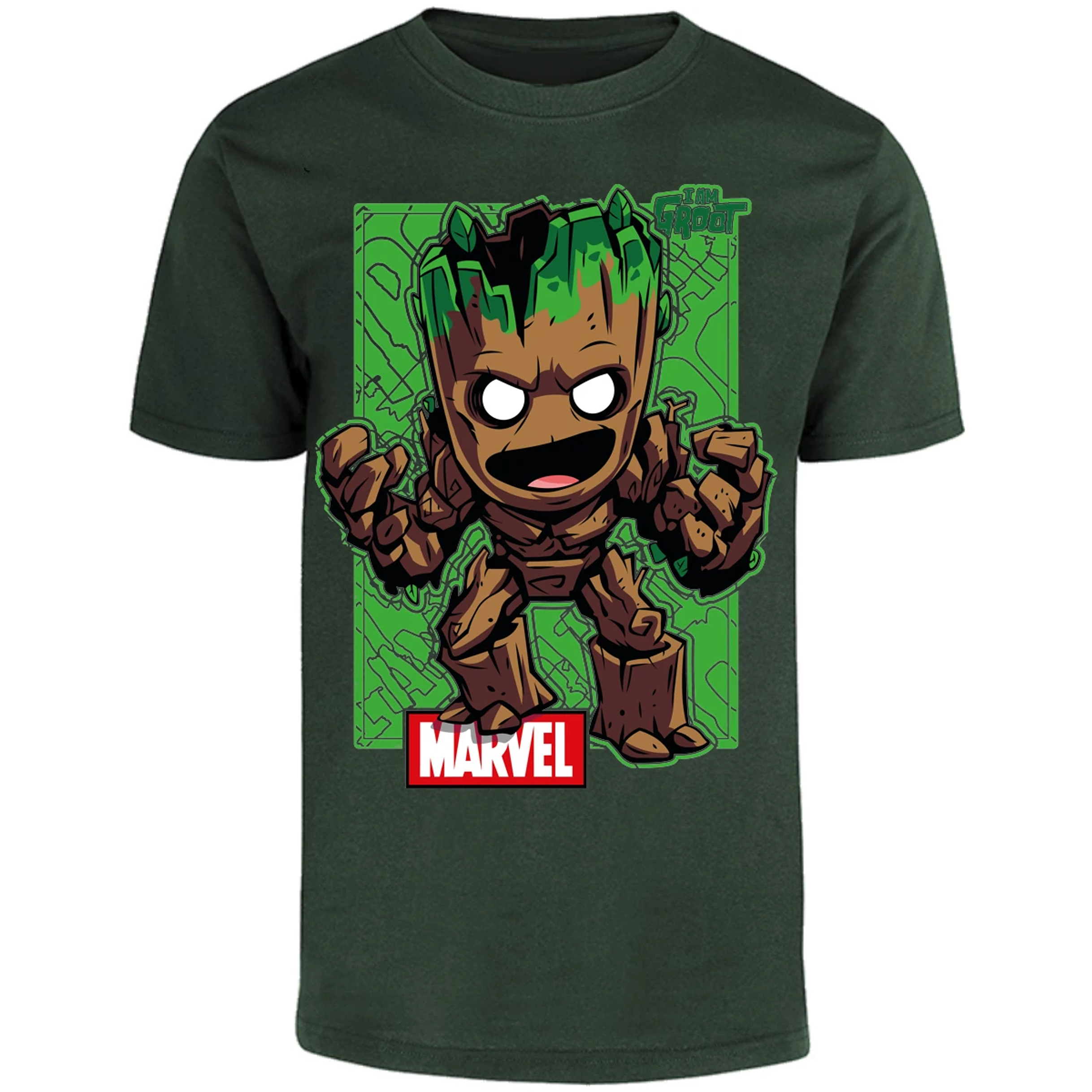 Playera Marvel Groot para Adulto 10