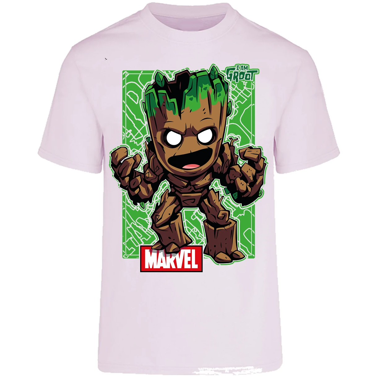 Playera Marvel Groot para Adulto 11