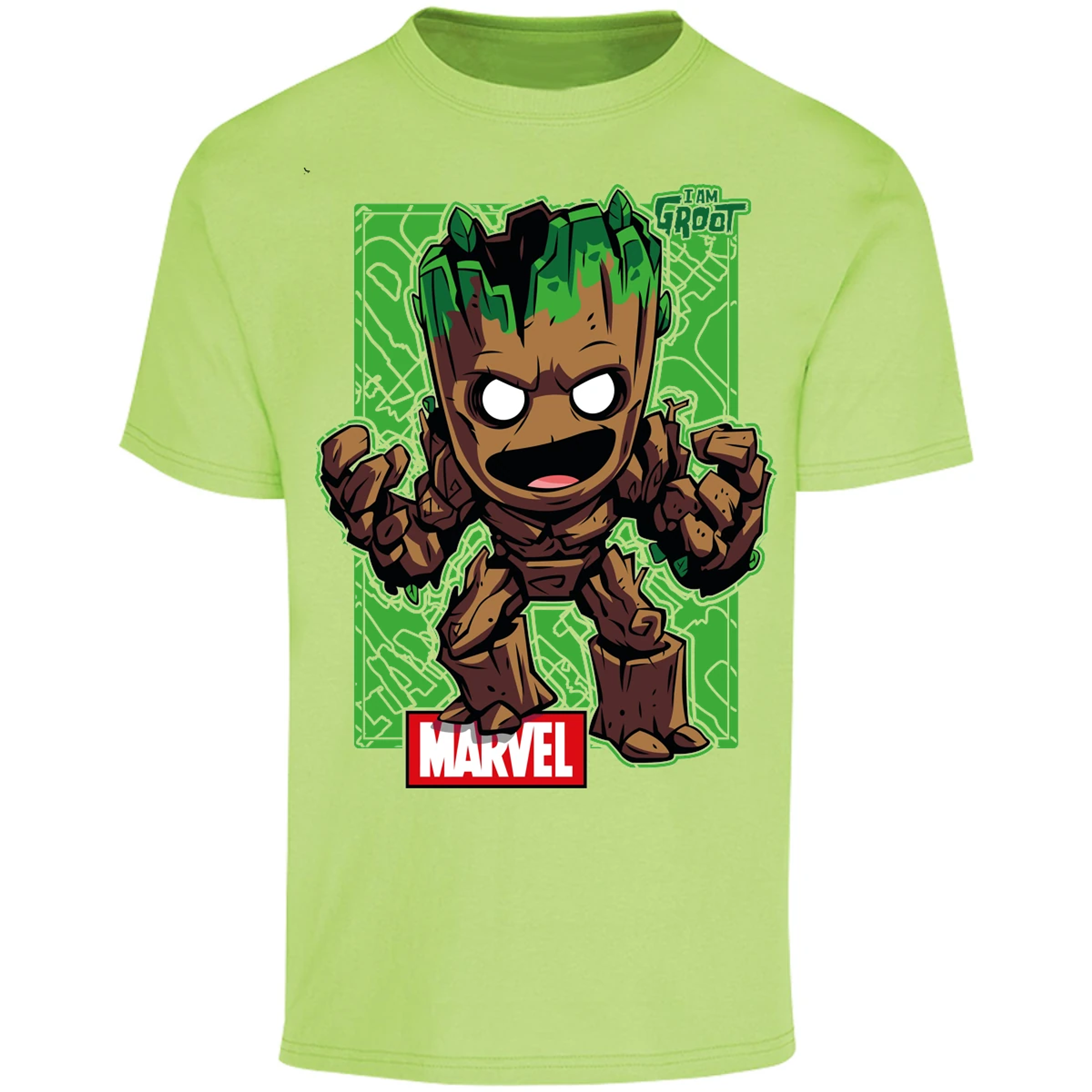 Playera Marvel Groot para Adulto 25