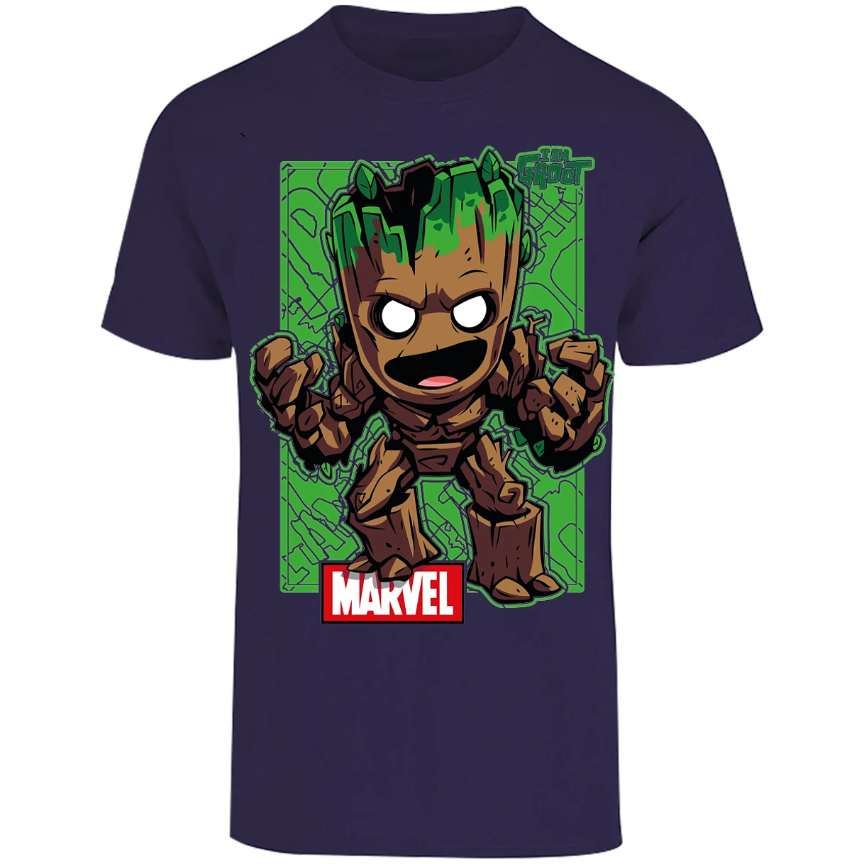 Playera Marvel Groot para Adulto 26