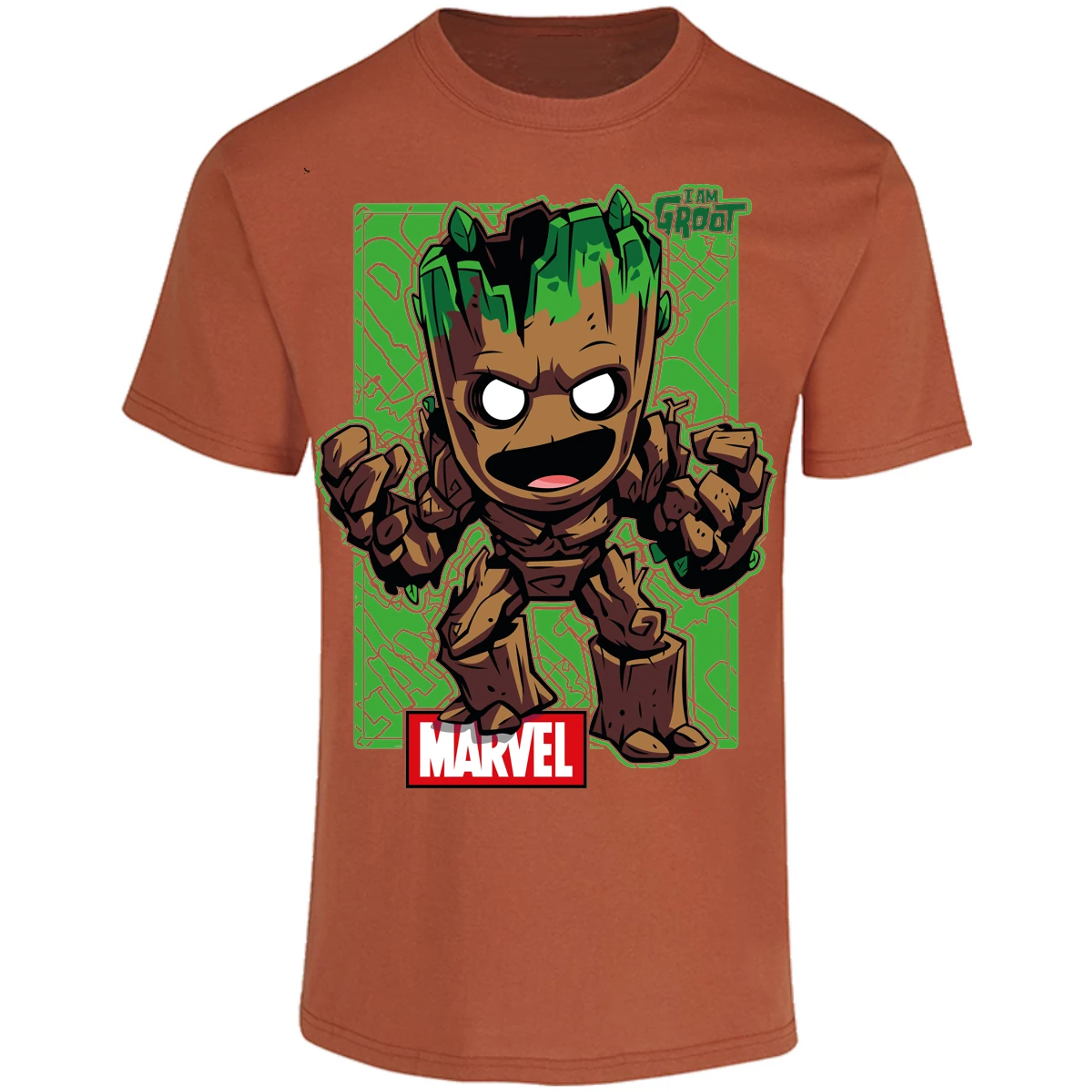 Playera Marvel Groot para Adulto 30