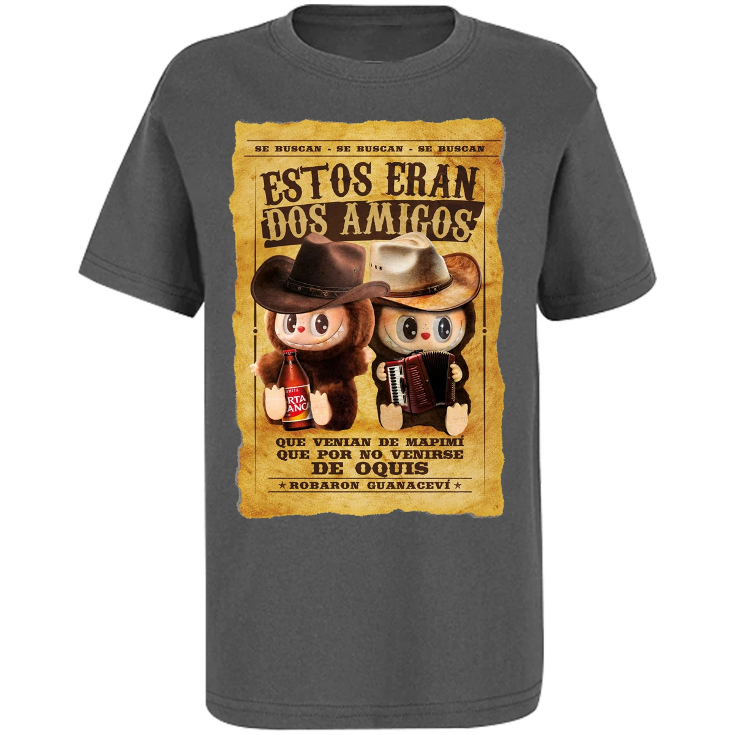 Playera Labubu Labubus Eran 2 Amigos para Niño 12