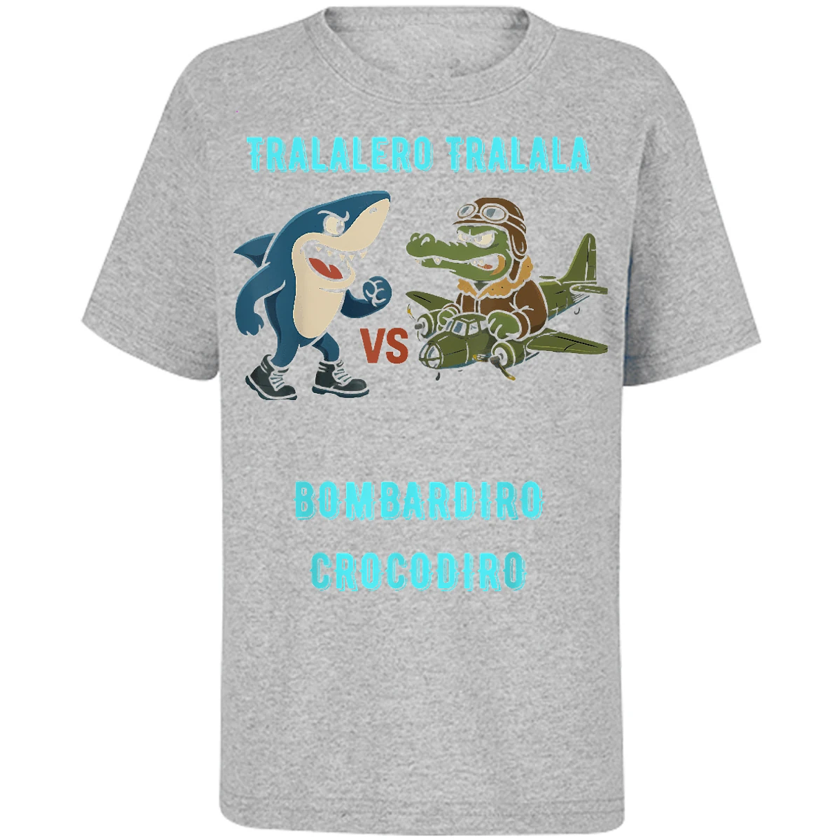 Playera Memes Bombardiro X Tralalero para Niño 17