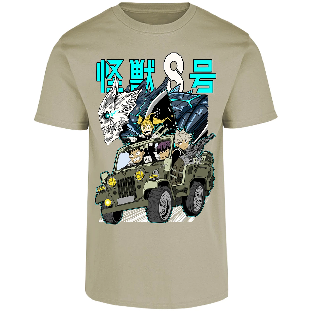 Playera Kaiju 8 Anime Kaiju 8 para Adulto 14