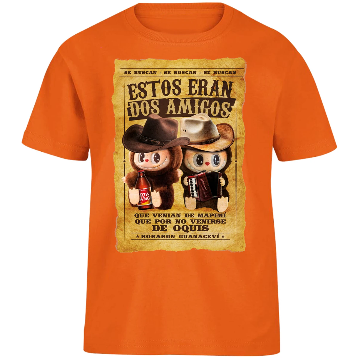 Playera Labubu Labubus Eran 2 Amigos para Niño 17