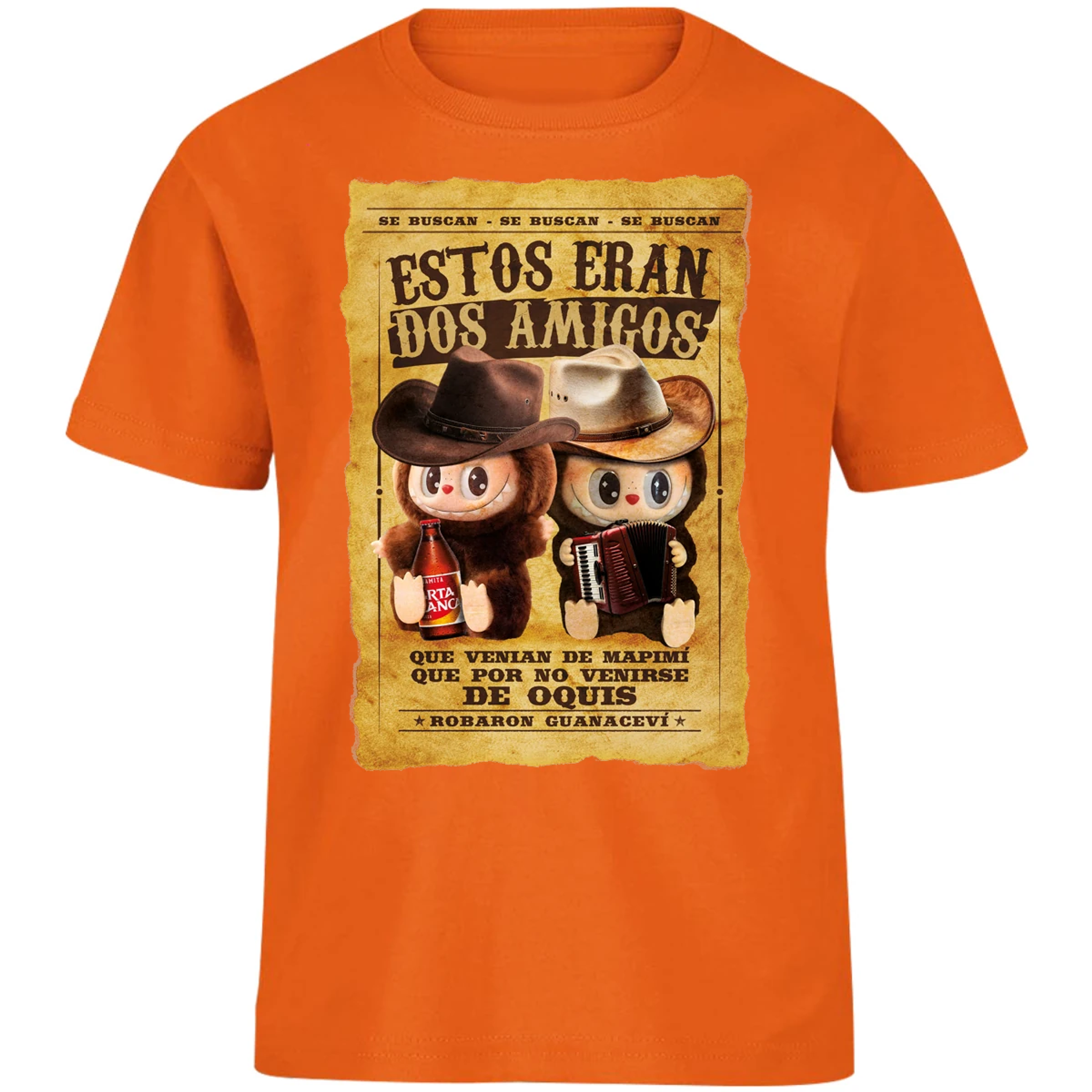 Playera Labubu Labubus Eran 2 Amigos para Niño 17