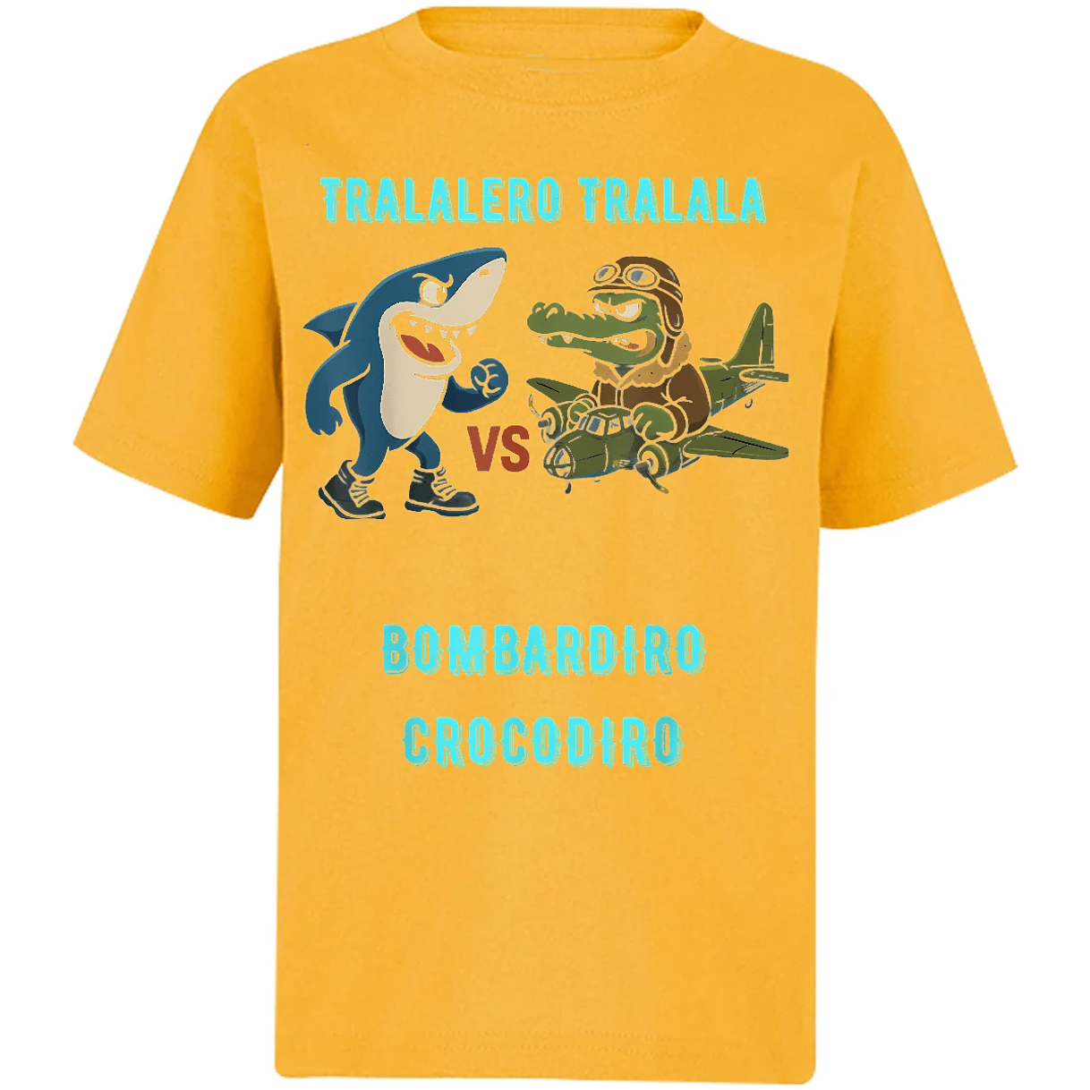 Playera Memes Bombardiro X Tralalero para Niño 8